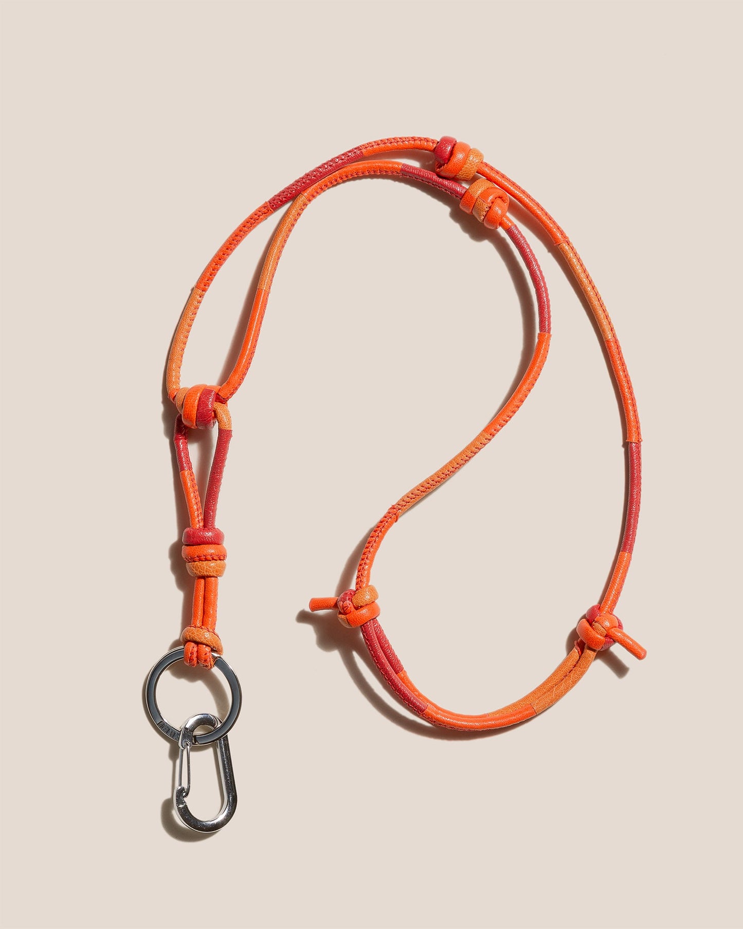 Hereu TARONGER KEYCHAIN - Hand-Knotted Patchwork Keychain - Women