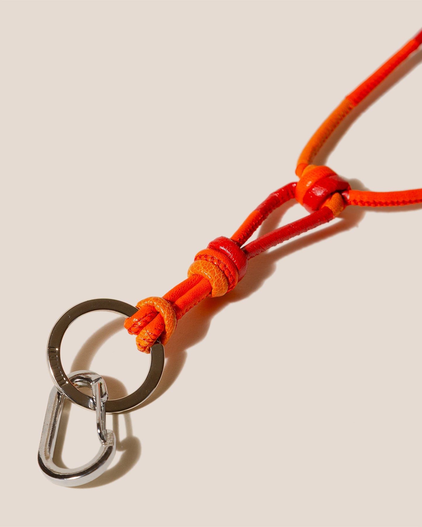 Hereu TARONGER KEYCHAIN - Hand-Knotted Patchwork Keychain - Women