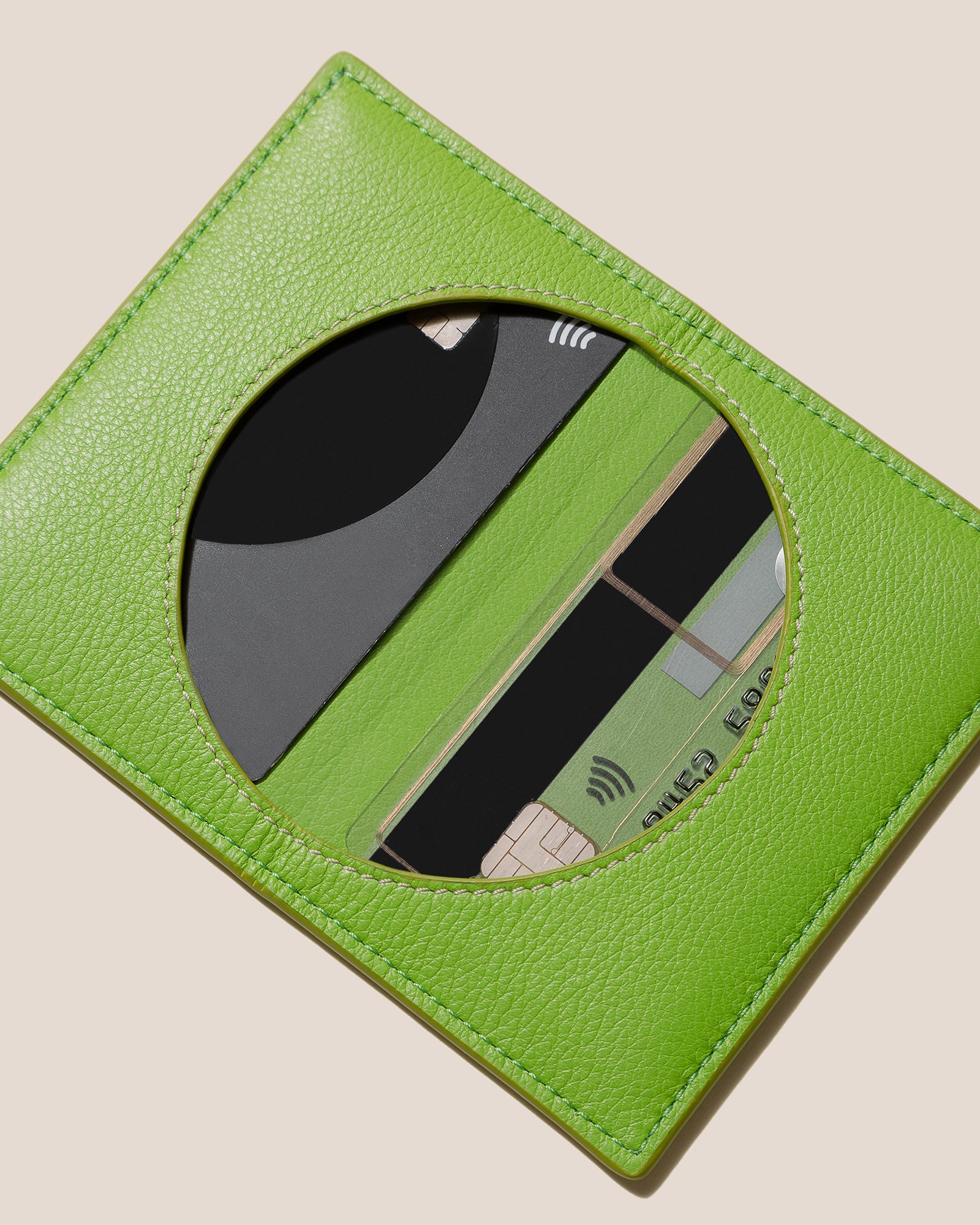 Hereu Online RODONA - Foldable Leather Card Holder - Women