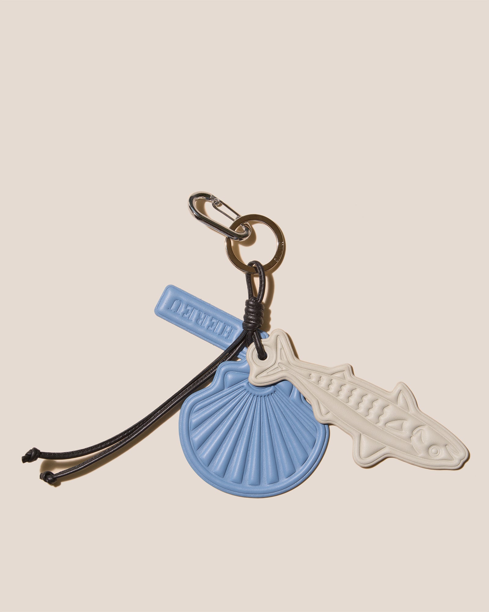 Hereu Outlet LAMAR KEYCHAIN - Embossed Leather Keychain - Women