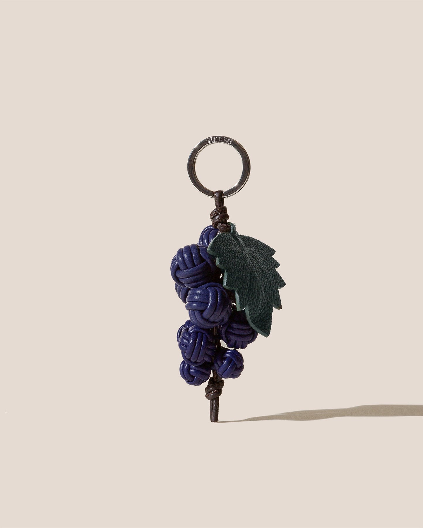 Hereu New RAÏM - Hand-Knotted Grapes Leather Key Holder - Women