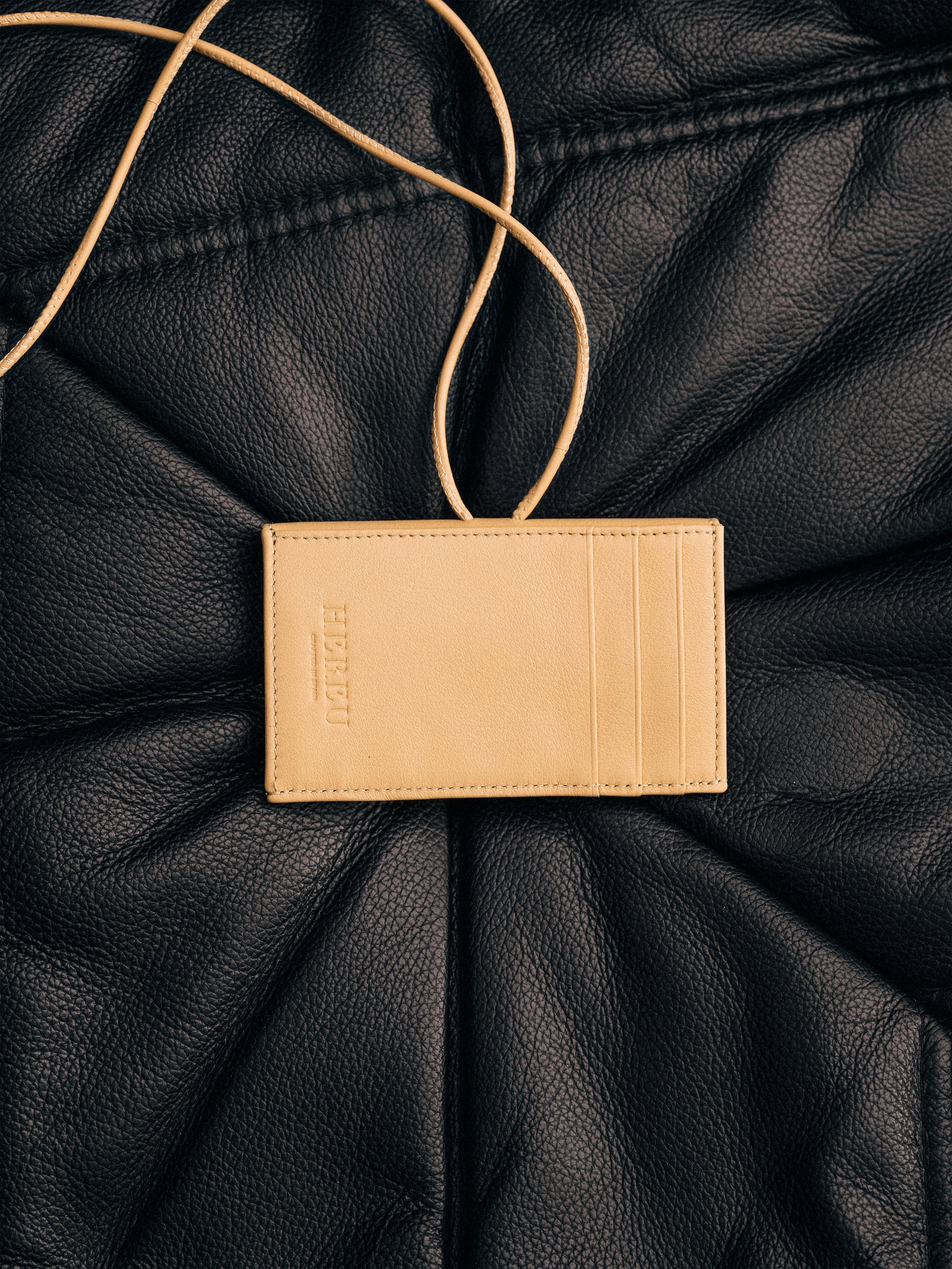 Hereu Hot Sale PENJAT - Leather Wallet with Strap - Women