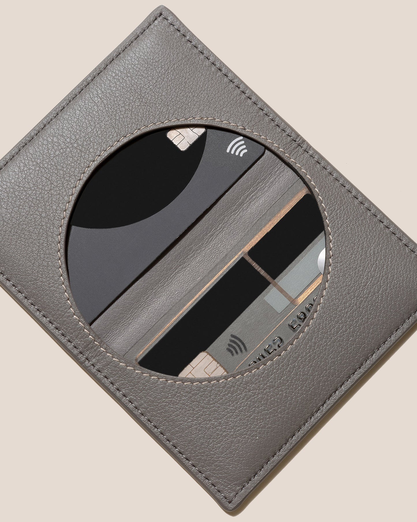 Hereu Discount RODONA - Foldable Leather Card Holder - Women