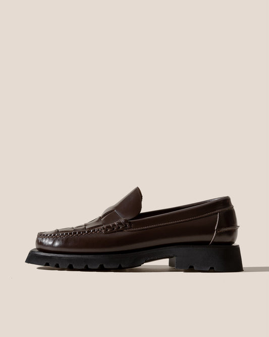 Hereu Outlet NOMBELA SPORT - Tread Sole Interwoven Detail Slip-On Loafer - Men