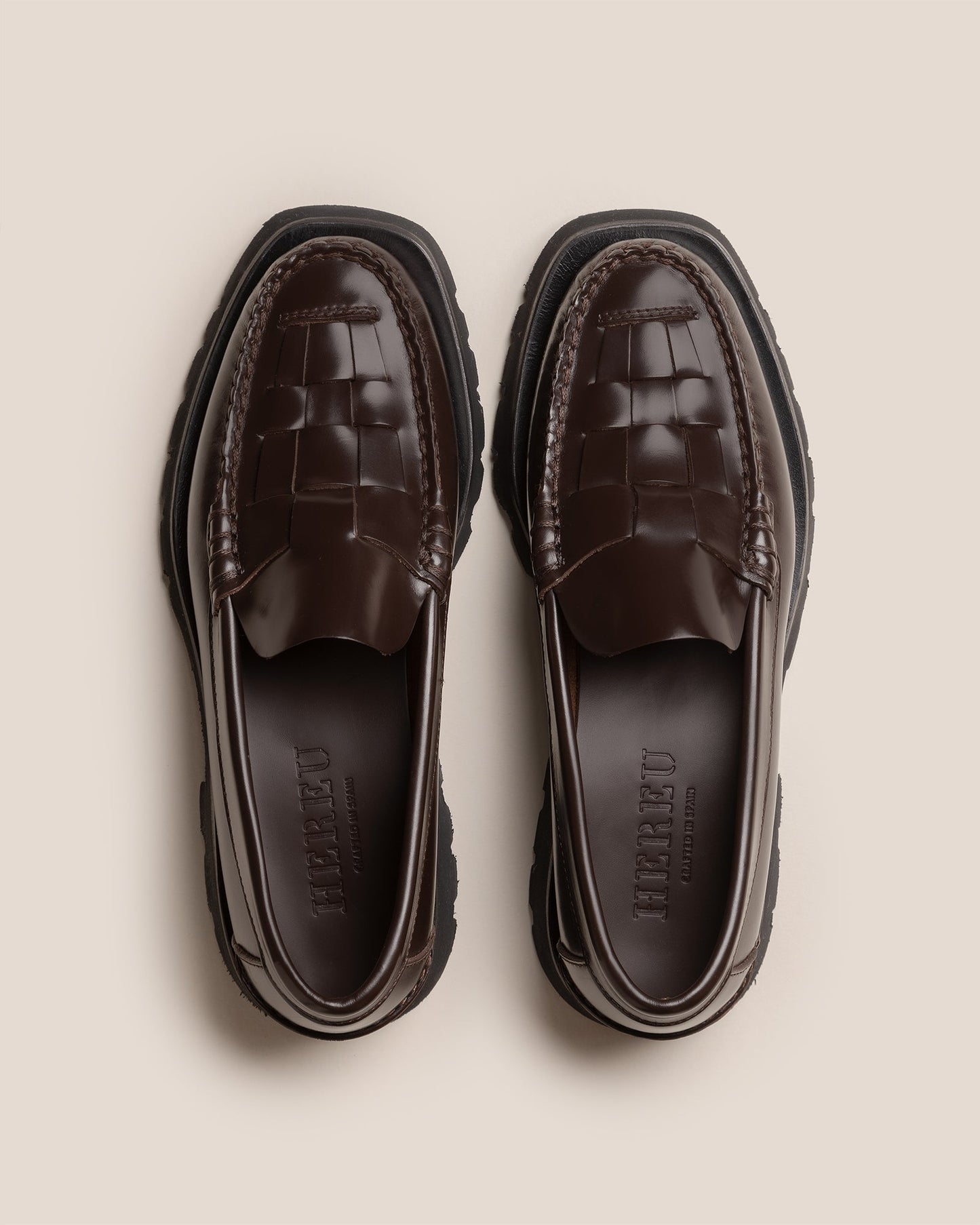 Hereu Outlet NOMBELA SPORT - Tread Sole Interwoven Detail Slip-On Loafer - Men