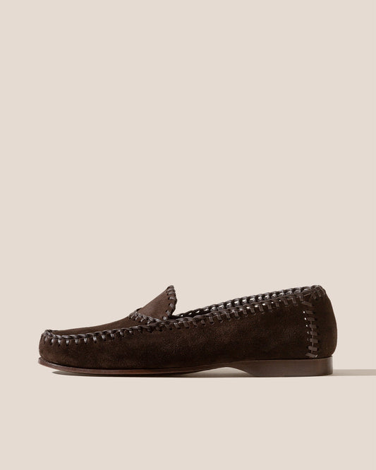 Hereu Discount SASTRE SUEDE - Braided Seams Slip-on Loafer - Men