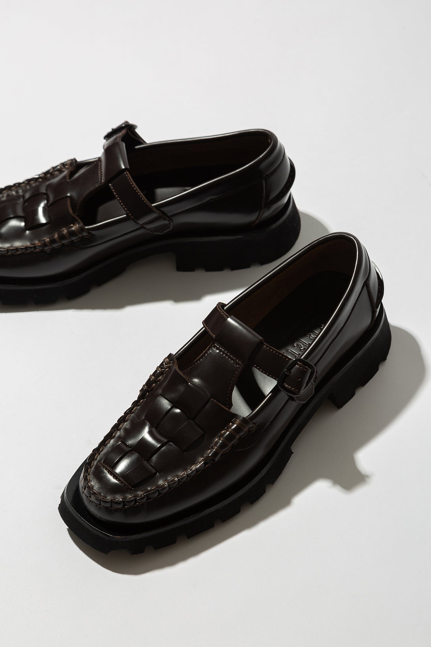 Hereu New SOLLER SPORT - Tread Sole T-Bar Loafer - Men
