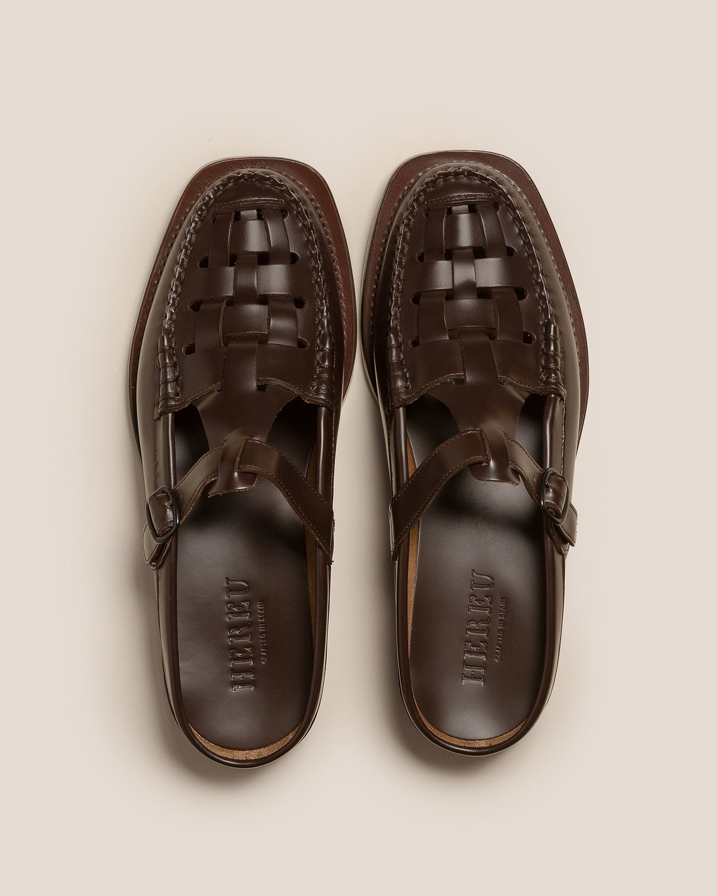 Hereu US BONELL - Woven T-bar Mule Loafer - Men