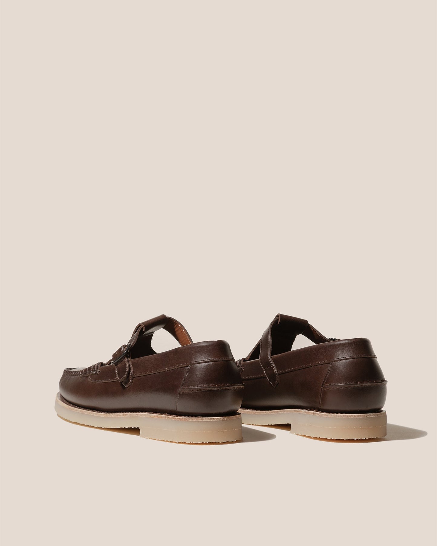 Hereu Outlet ALBER RUBBER VEG TAN - T-bar Loafer - Men
