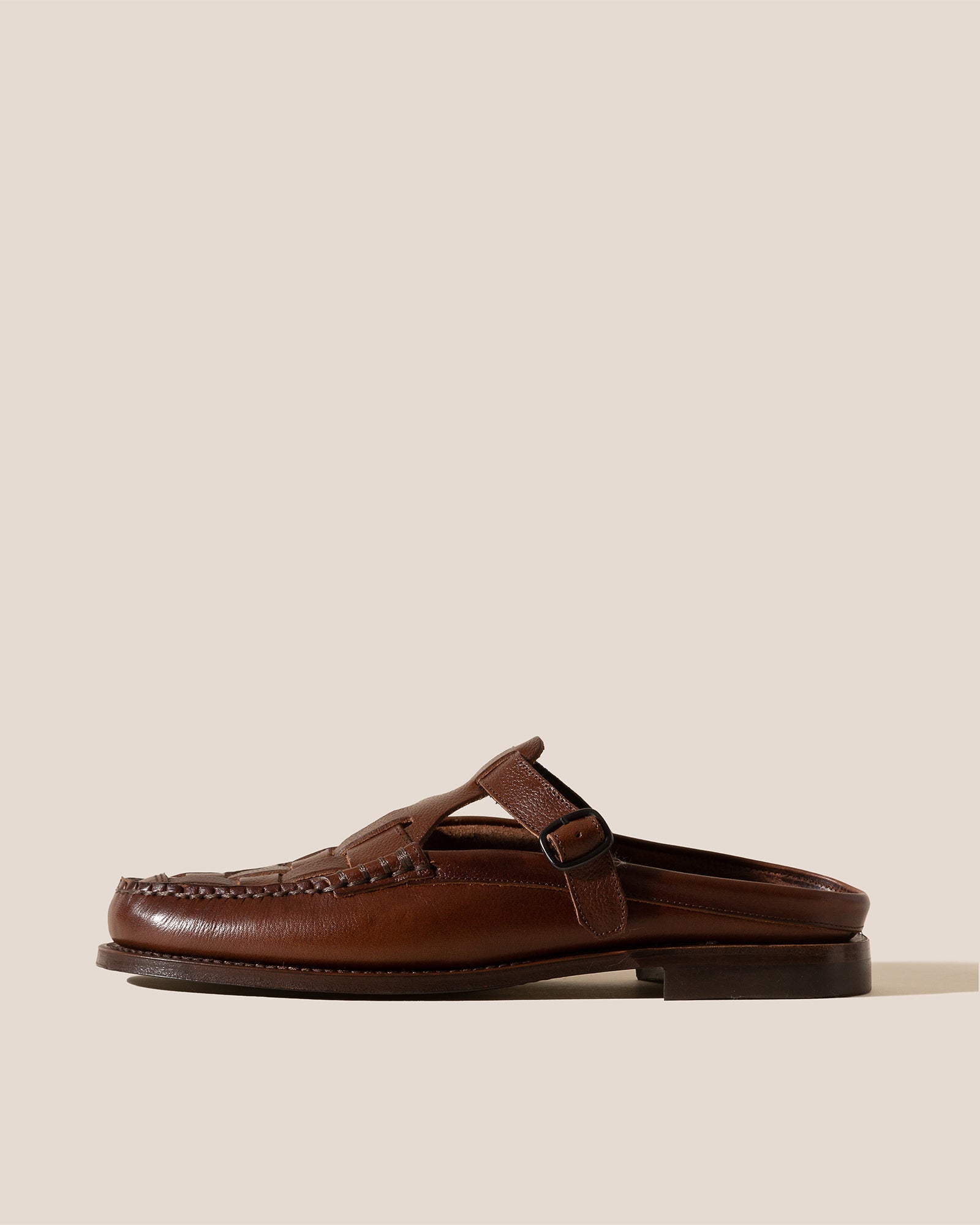 Hereu New FERRIOL MULE - Woven T-bar Mule Loafer - Men
