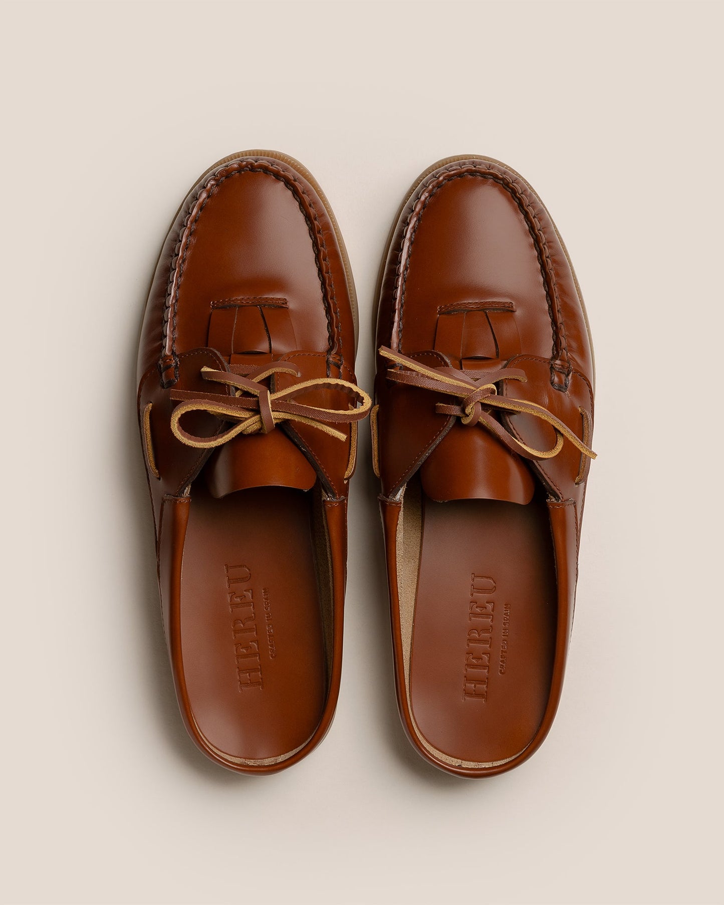 Hereu Hot Sale SALER MULE NAUTIC - Mule Lace-up Loafer - Men