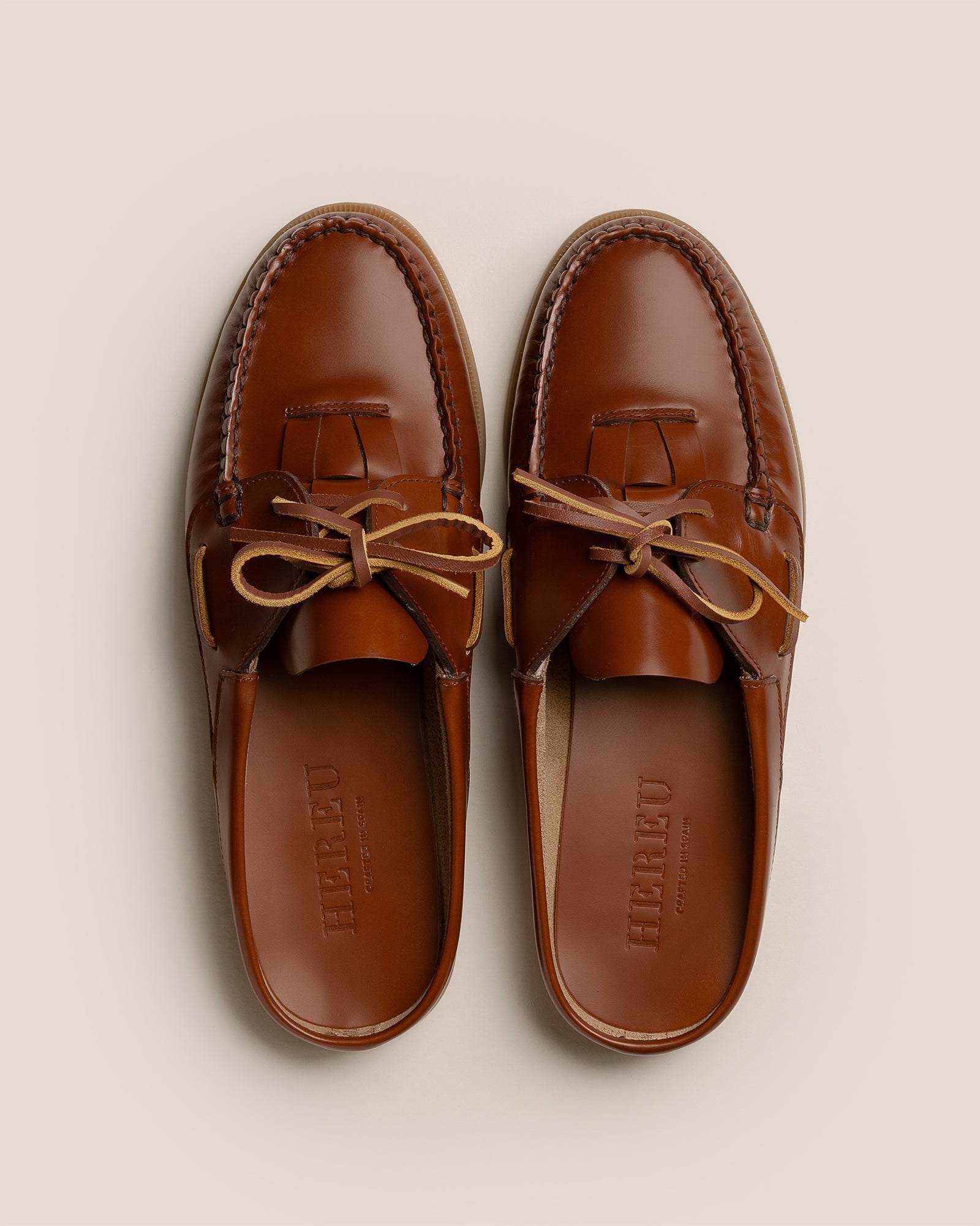 Hereu Hot Sale SALER MULE NAUTIC - Mule Lace-up Loafer - Men