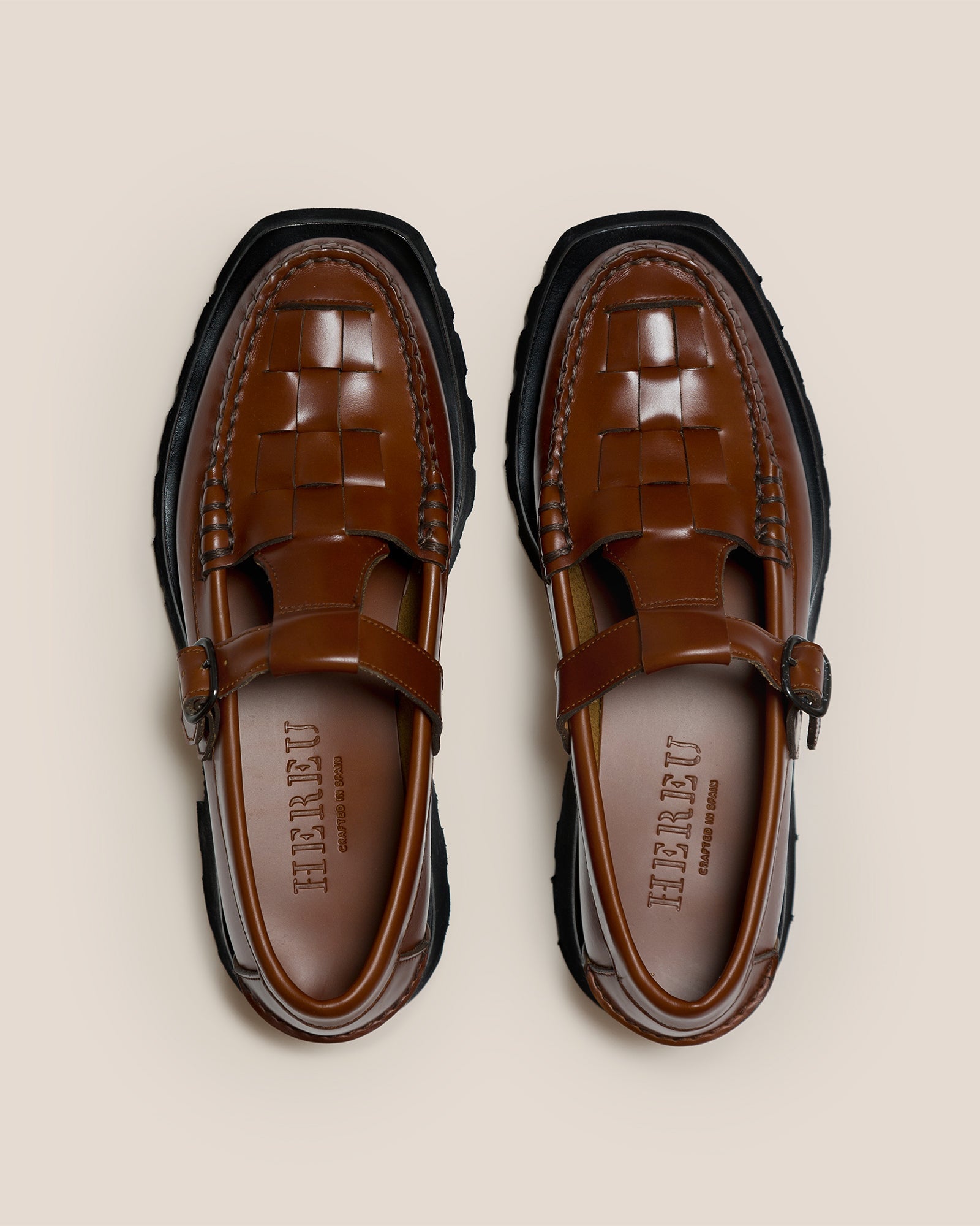 Hereu Sale SOLLER SPORT - Tread Sole T-Bar Loafer - Men