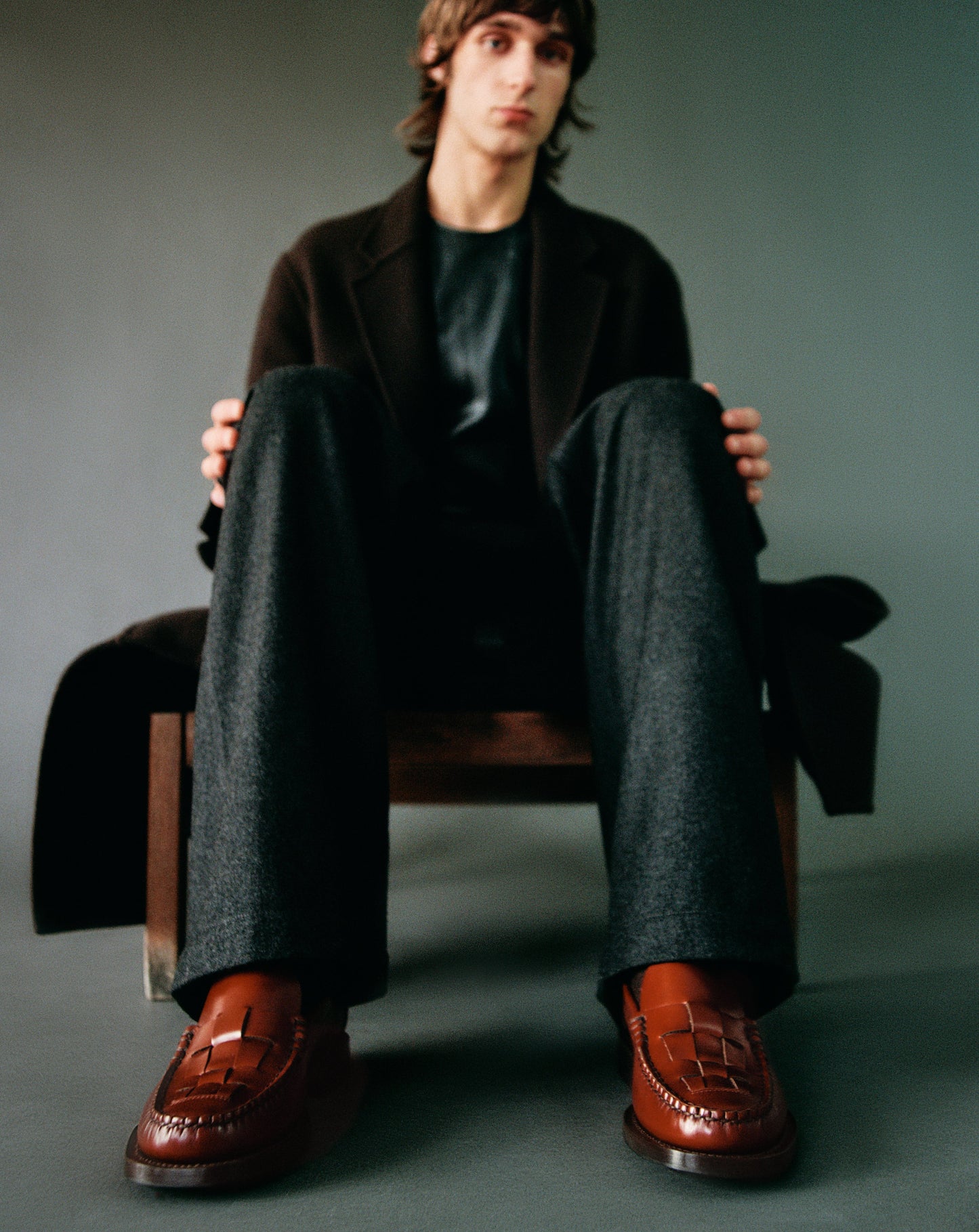 Hereu Outlet NOMBELA - Interwoven Detail Slip-On Loafer - Men