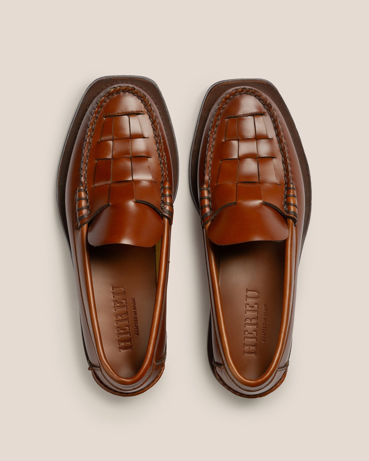 Hereu Outlet NOMBELA - Interwoven Detail Slip-On Loafer - Men