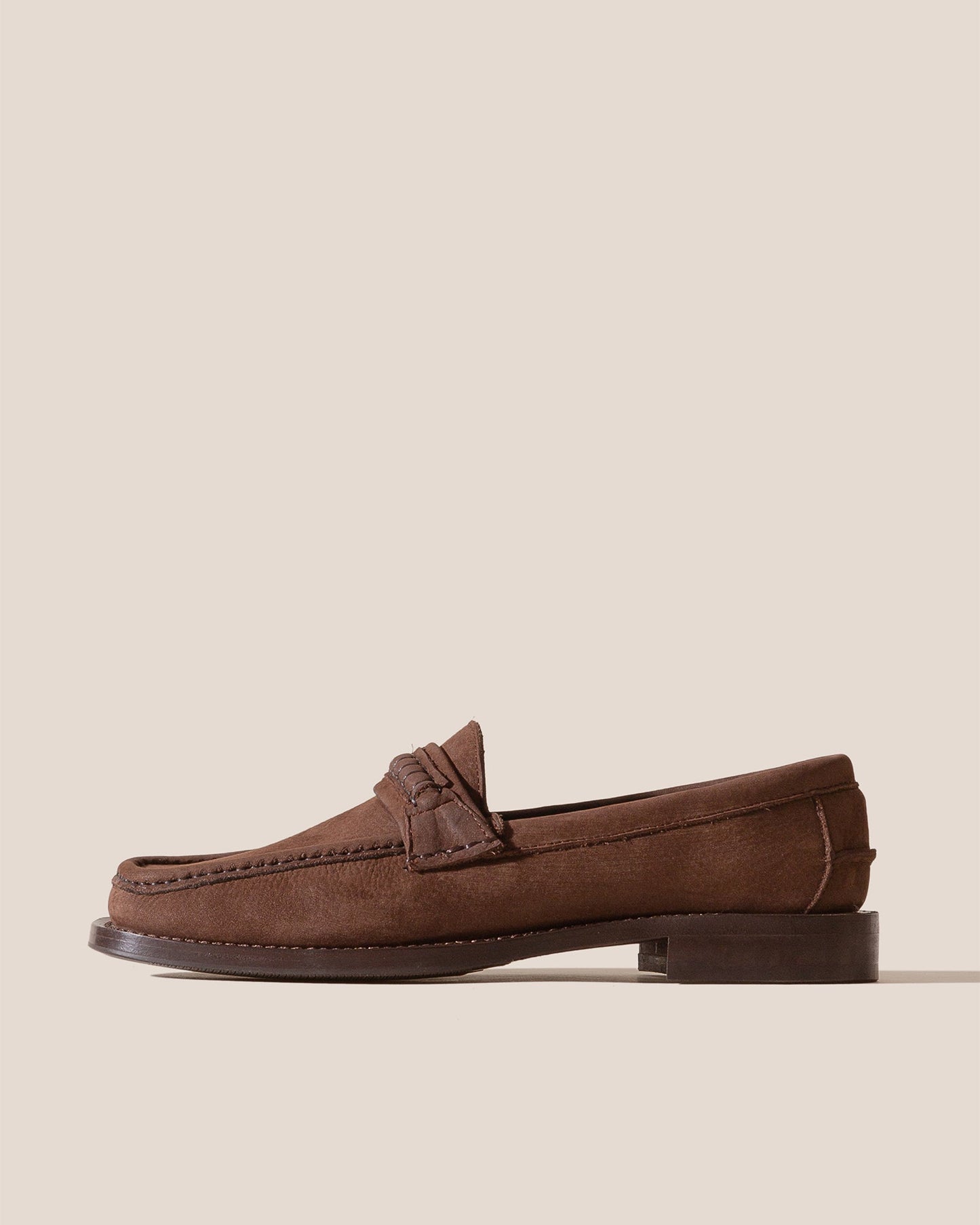 Hereu US BORADA BORDON NUBUCK - Slip-on Moc Toe Loafer - Men
