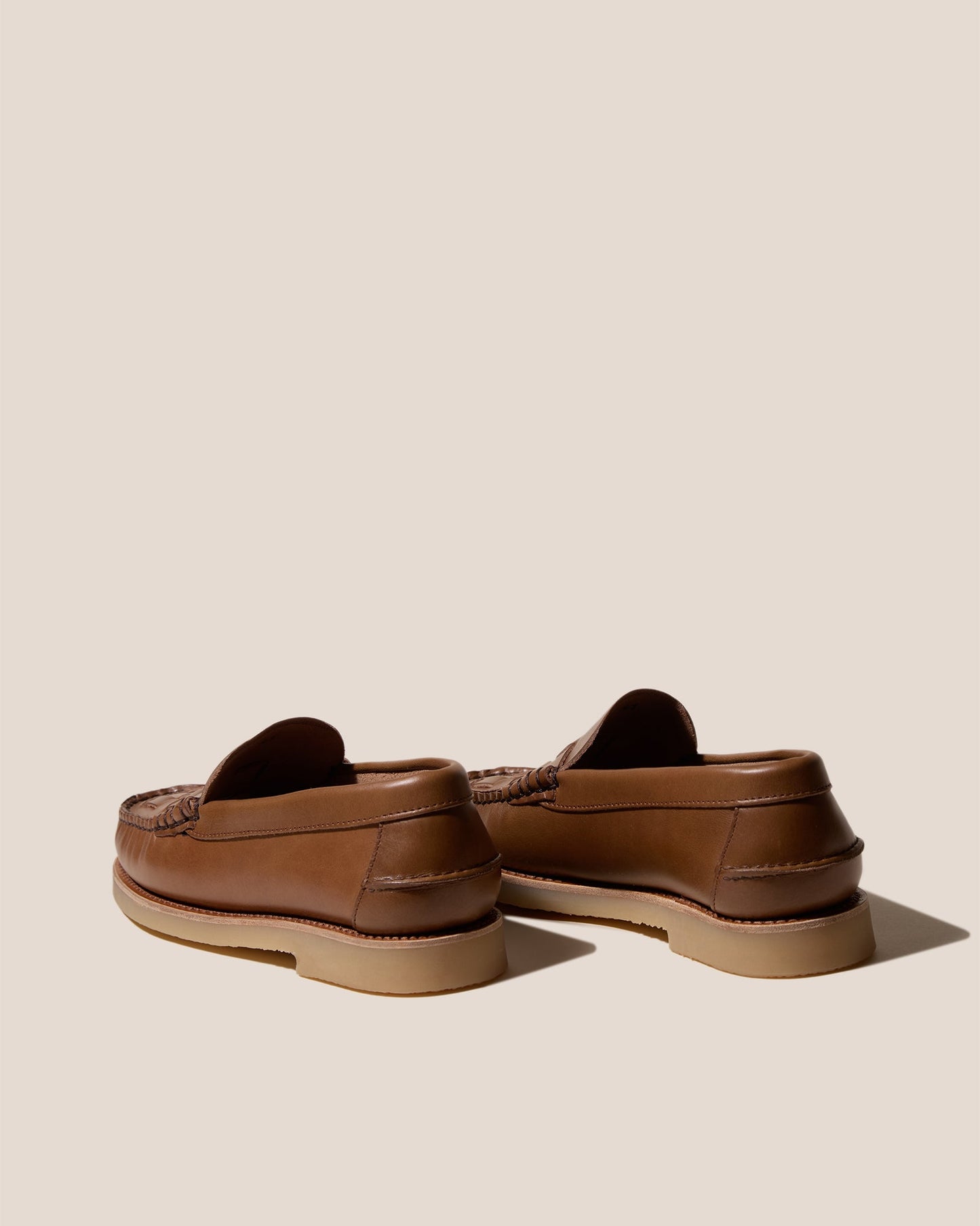 Hereu Online NOMBELA RUBBER VEG TAN - Interwoven Detail Slip-On Loafer - Men