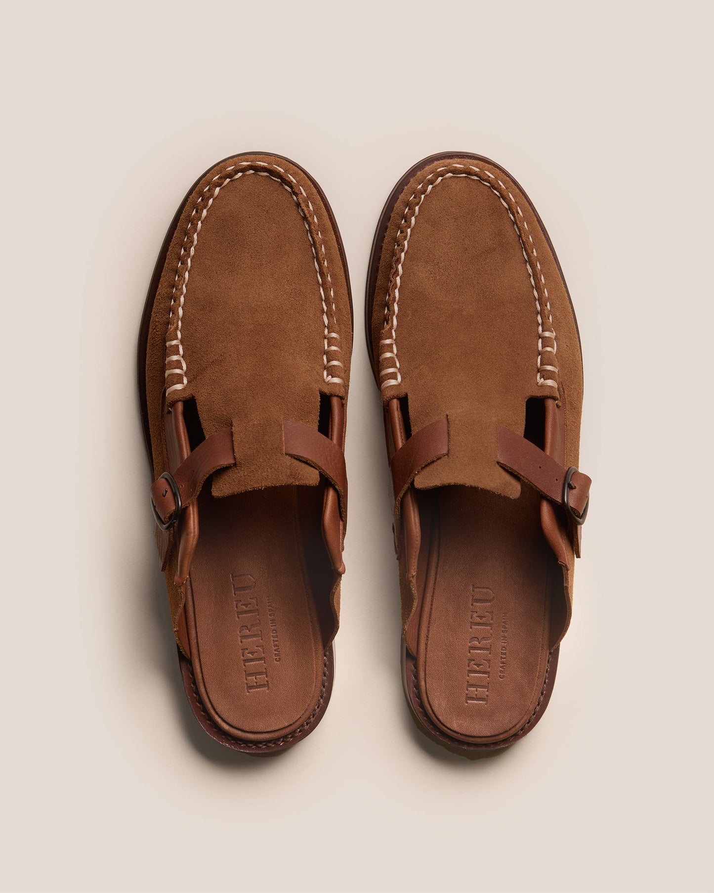 Hereu For sale BARRACA - Buckle-strap Mule Loafer - Men