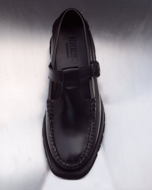 Hereu New ALBER SPORT - Tread Sole T-Bar Loafer - Men