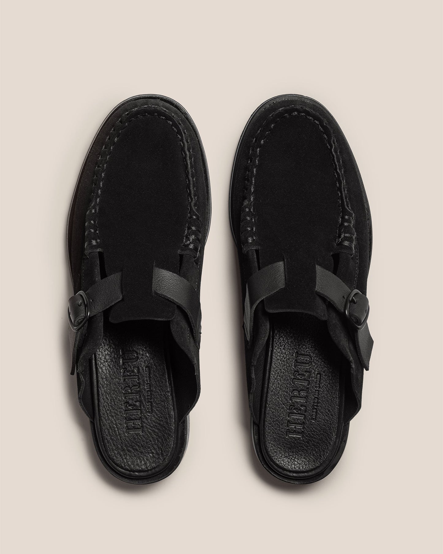 Hereu Hot Sale BARRACA - Buckle-strap Mule Loafer - Men