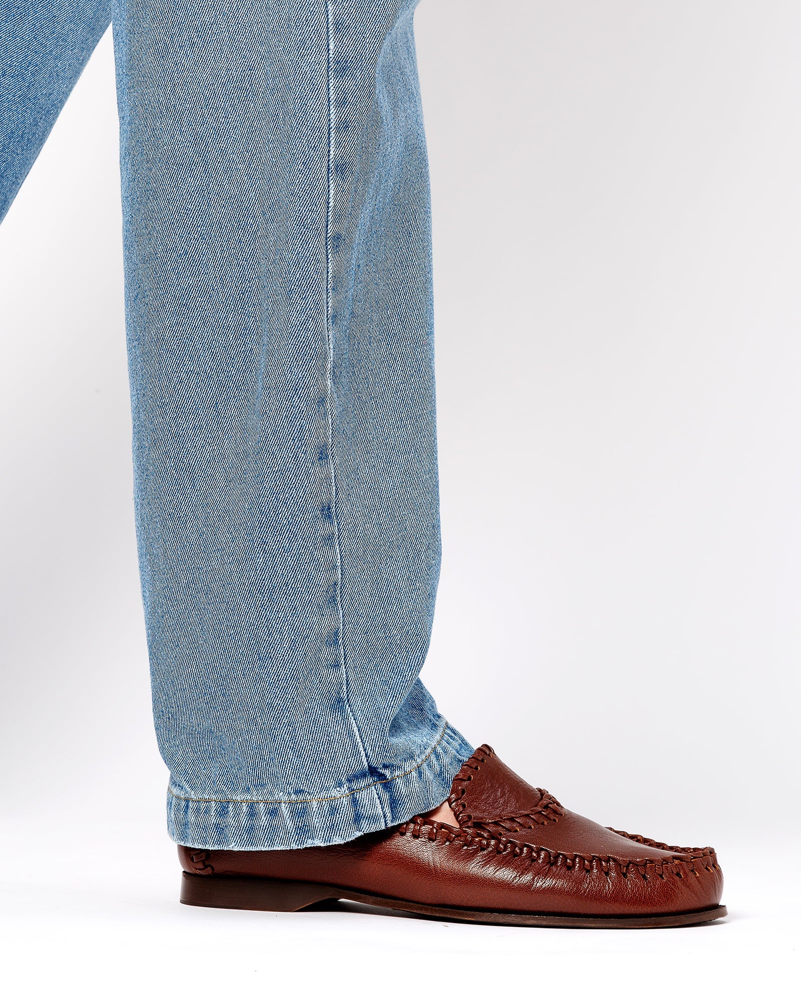 Hereu Online SASTRE SUPPLE SHINY - Braided Seams Slip-On Loafer - Men
