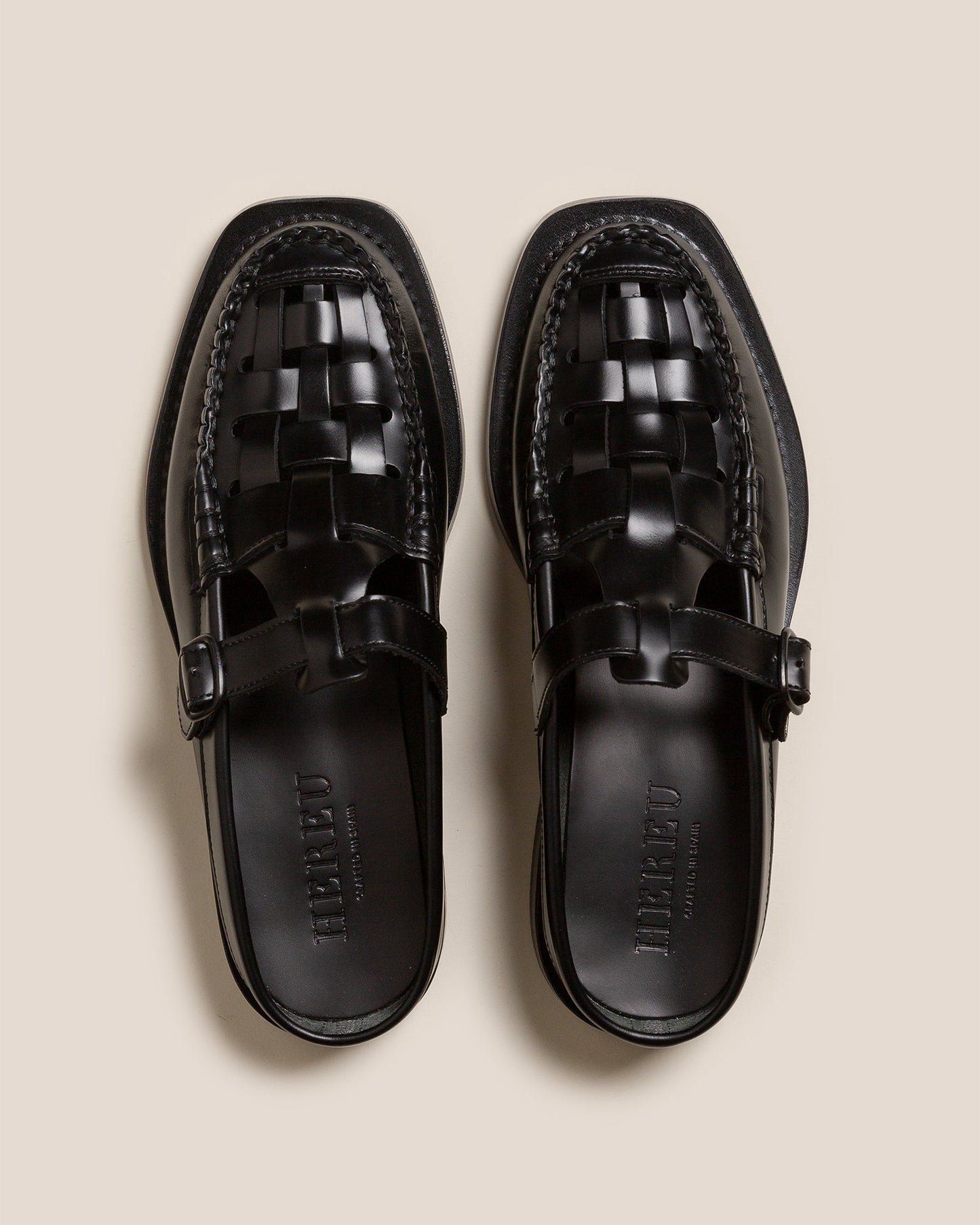 Hereu Outlet BONELL - Woven T-bar Mule Loafer - Men