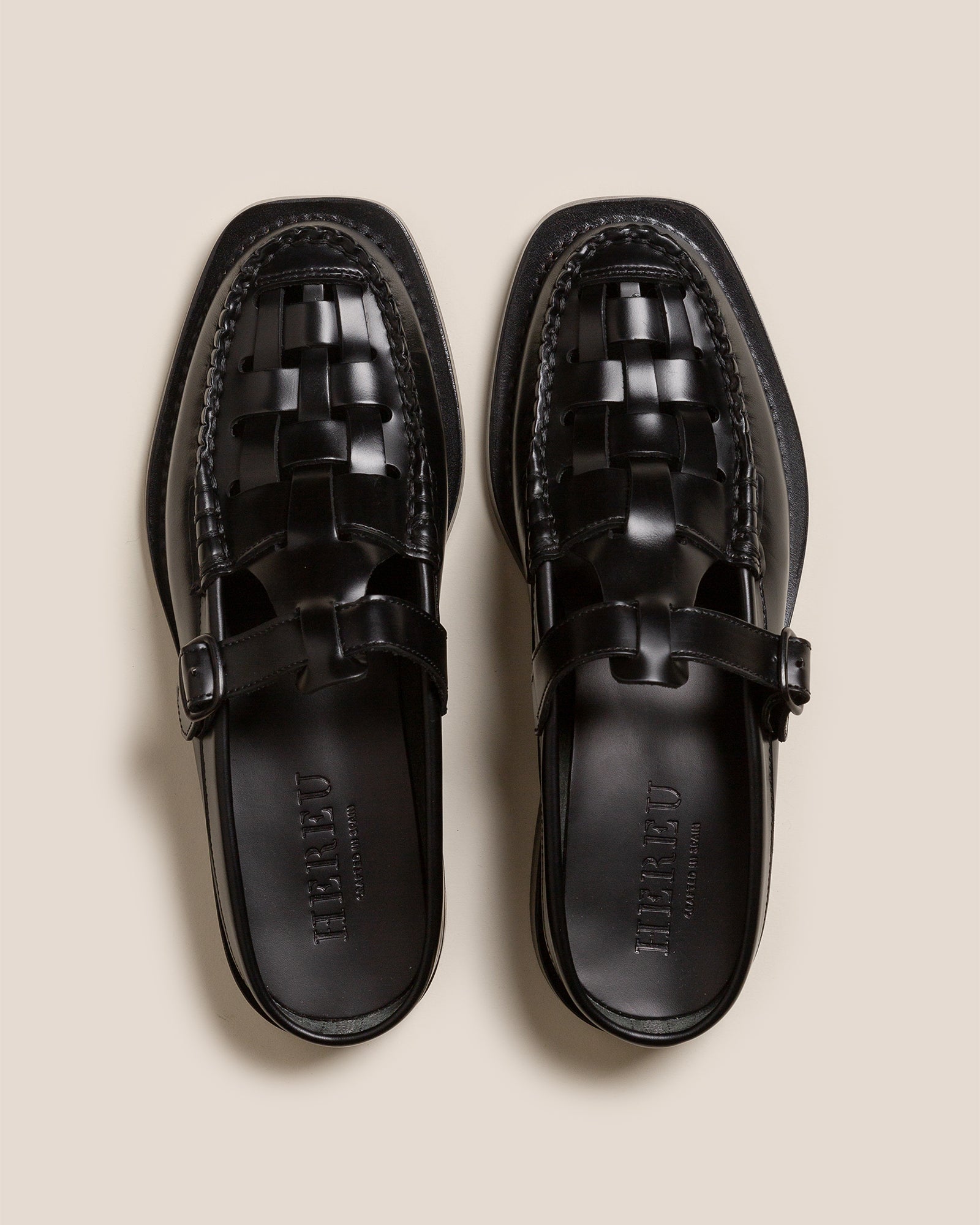 Hereu Outlet BONELL - Woven T-bar Mule Loafer - Men