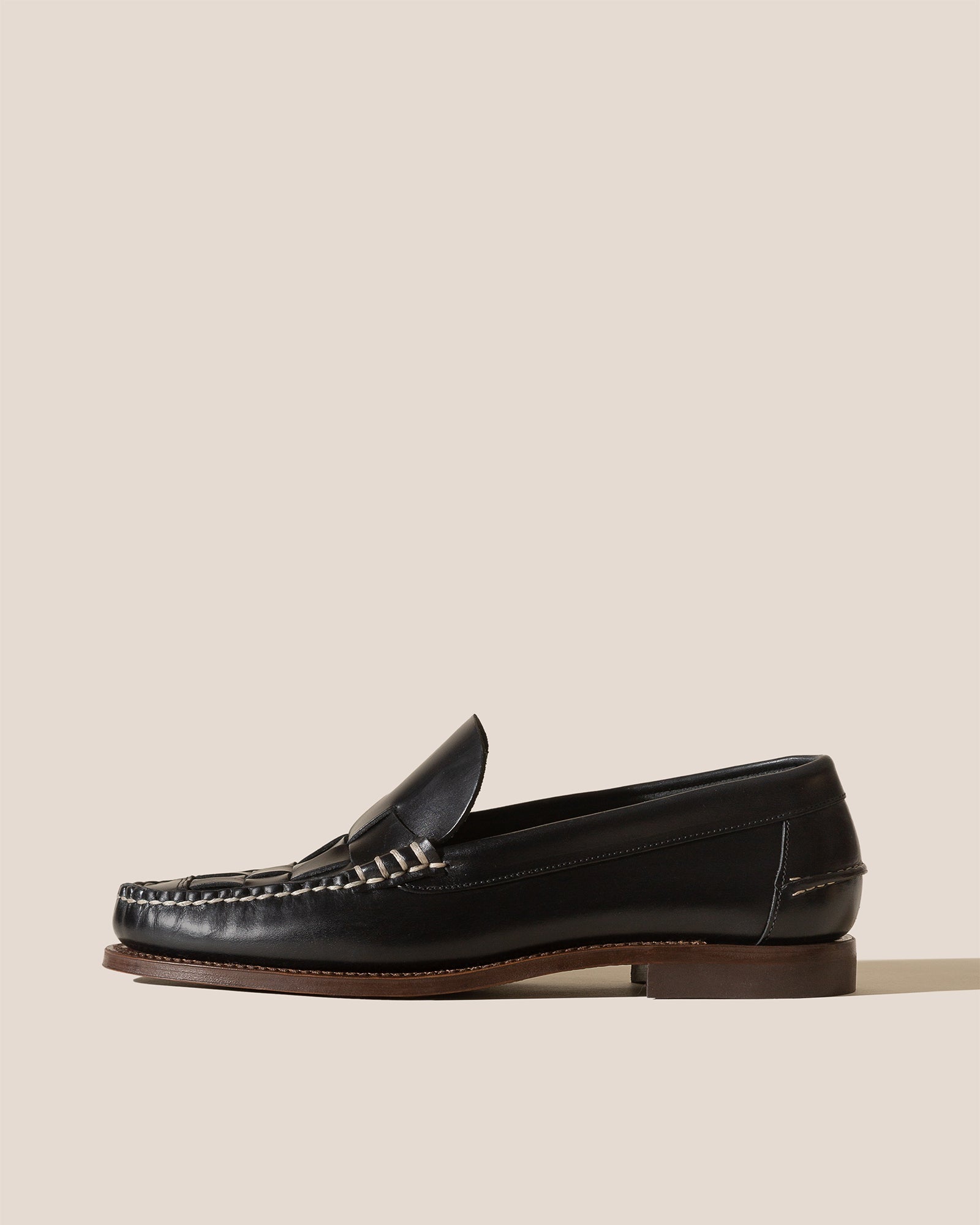 Hereu Discount NOMBELA VEG TAN - Interwoven Detail Slip-On Loafer - Men