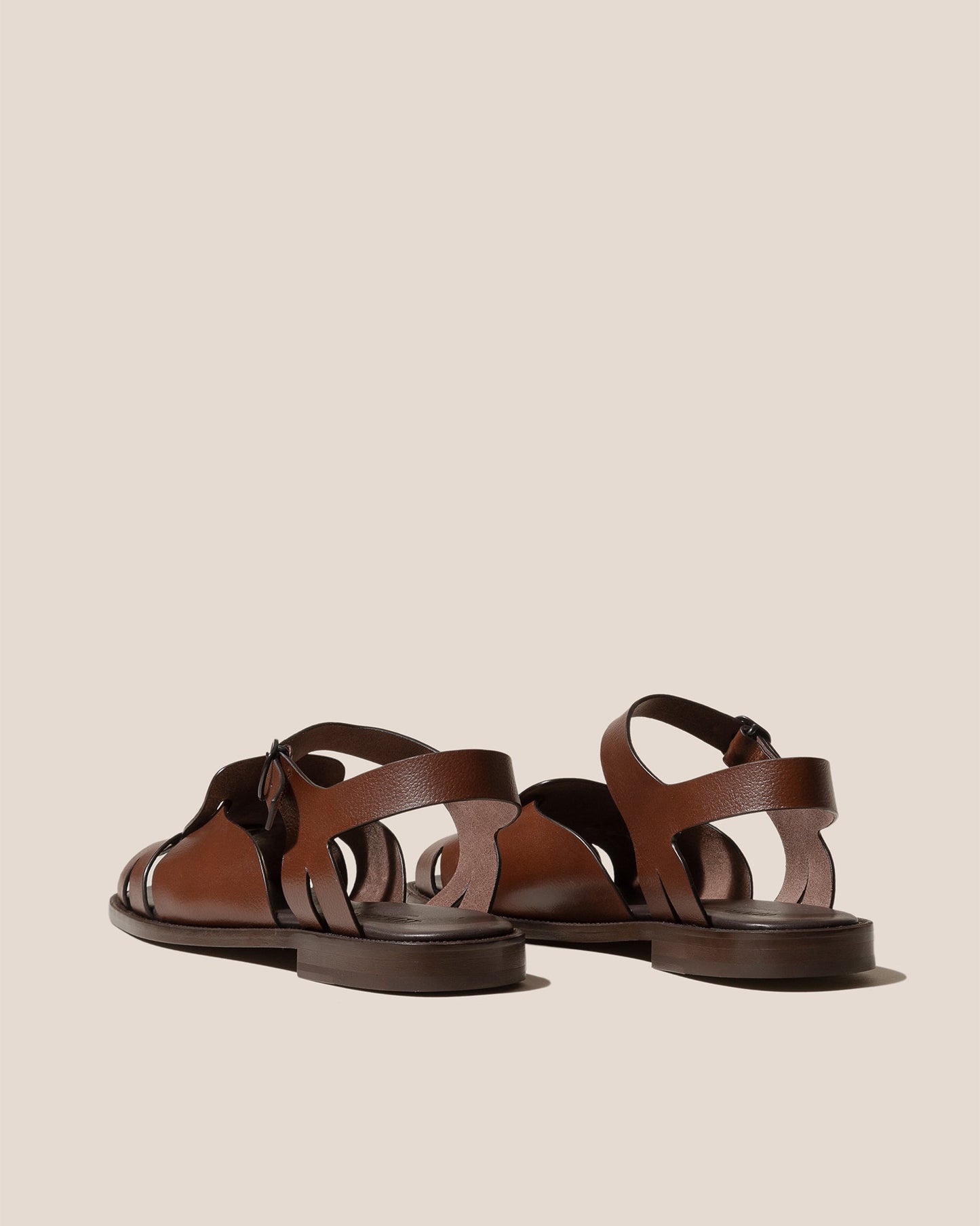 Hereu US ROCA GRAINY VEG TAN - Square-toe Fisherman Sandal - Men