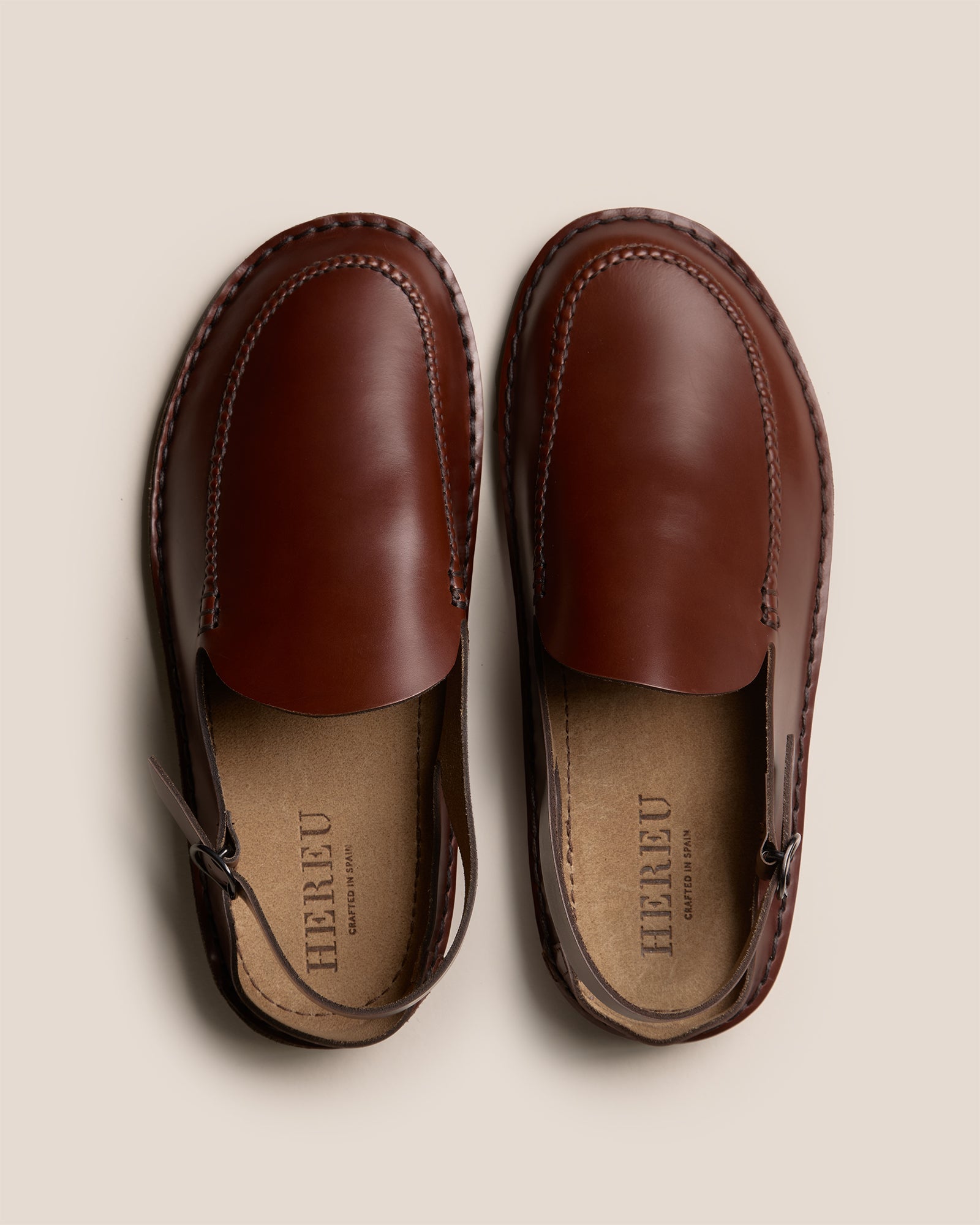 Hereu Online RAFEL - Men’s Double-Stitched Slingback Clog - Men