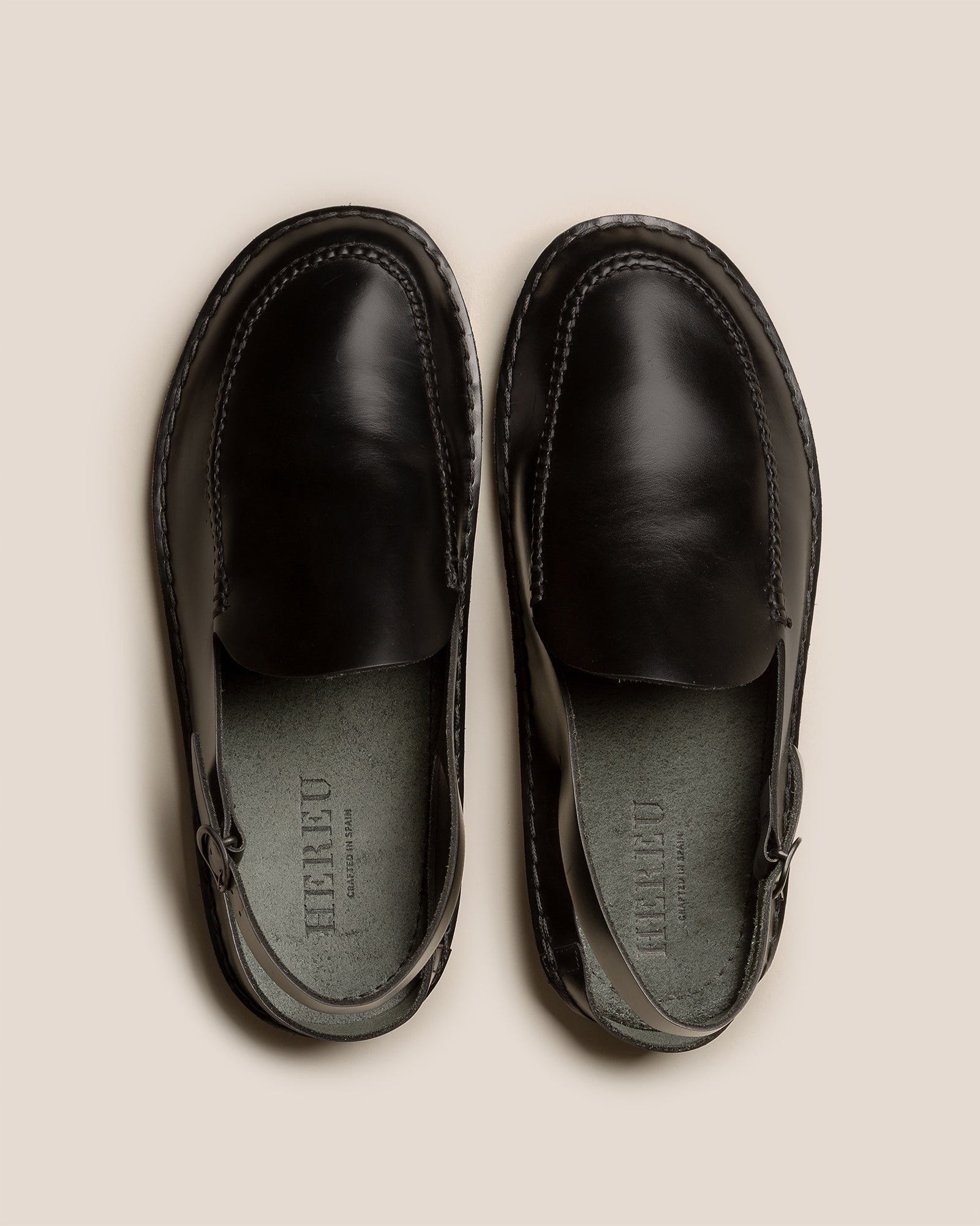 Hereu Online RAFEL - Men’s Double-Stitched Slingback Clog - Men