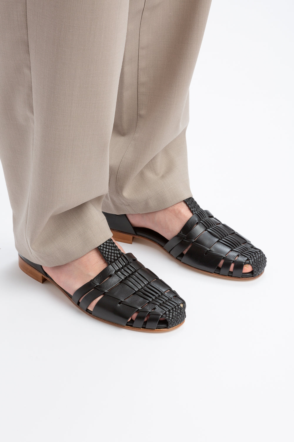 Hereu Discount VEDRA - Round-Toe Soft Fisherman Sandal - Men