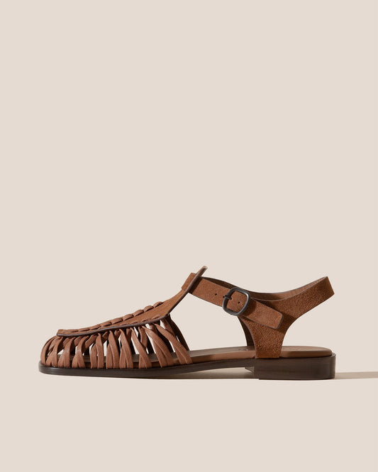 Hereu New ALARO SUEDE - Square-Toe T-bar Sandal - Men