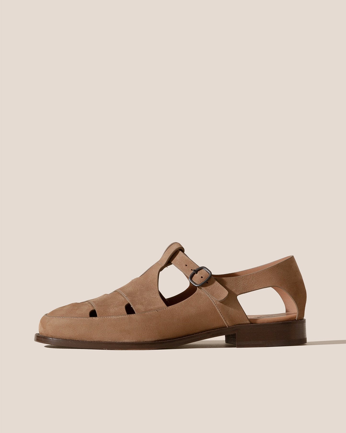 Hereu US BESSO NUBUCK - Woven T-bar Sandal - Men