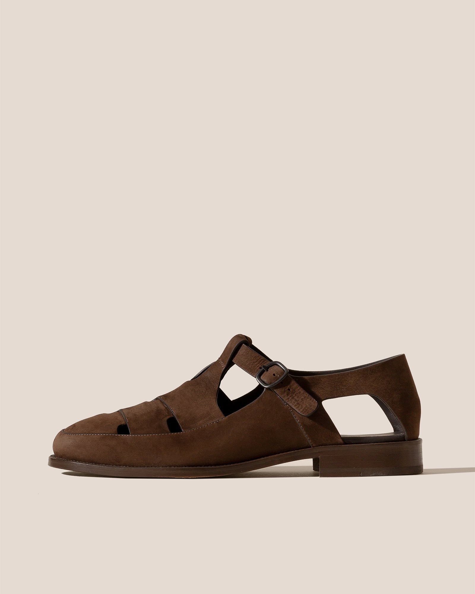 Hereu Hot Sale BESSO NUBUCK - Woven T-bar Sandal - Men