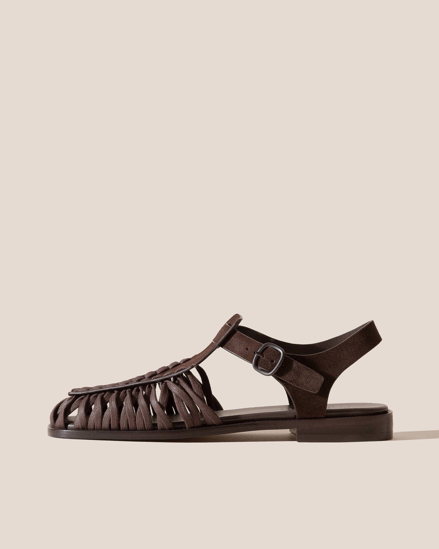 Hereu Online ALARO SUEDE - Square-Toe T-bar Sandal - Men