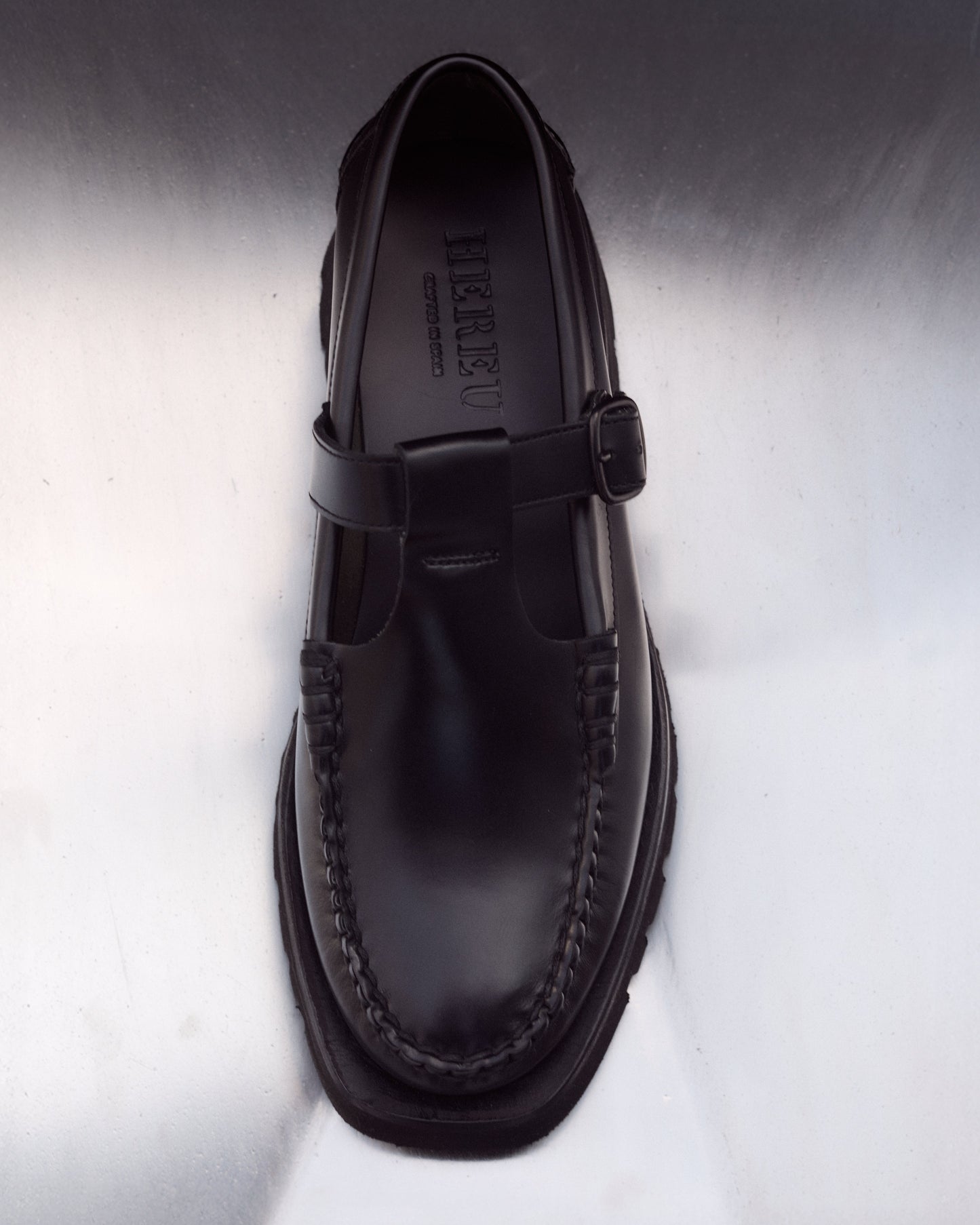 Hereu Hot Sale ALBER SPORT - Tread Sole T-Bar Loafer - Women