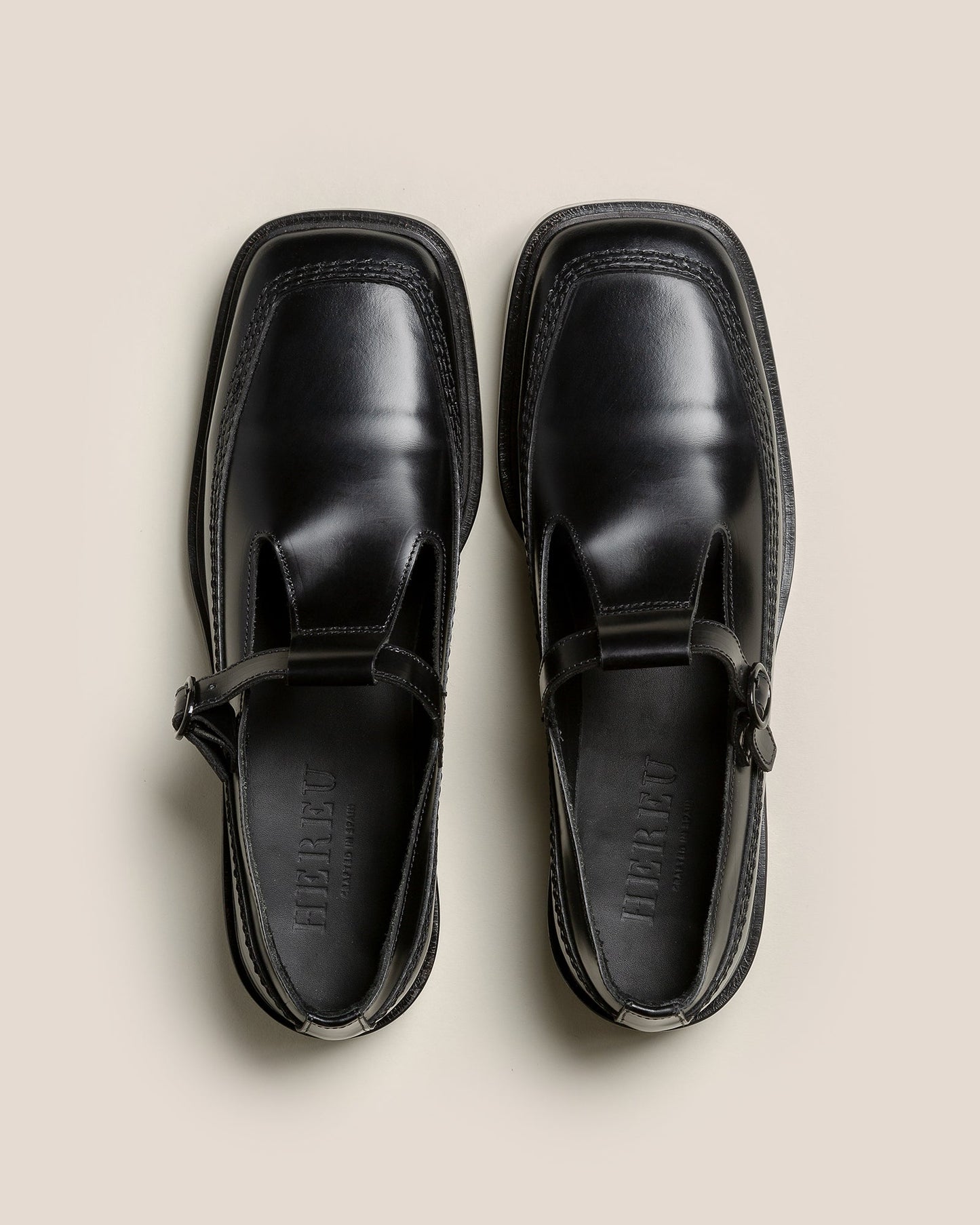 Hereu Discount LLUISA POLISHED - T-bar Loafer - Women