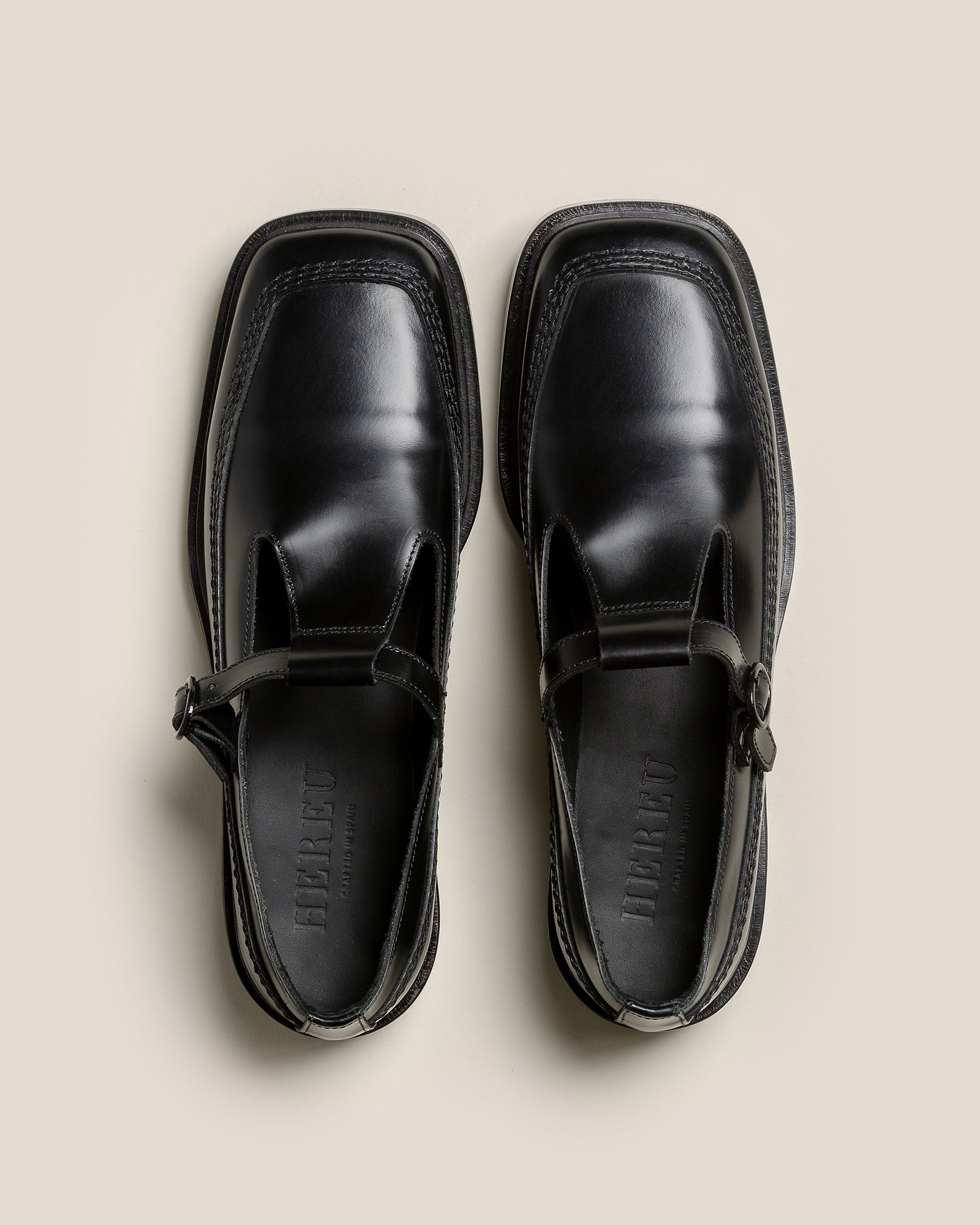 Hereu Discount LLUISA POLISHED - T-bar Loafer - Women