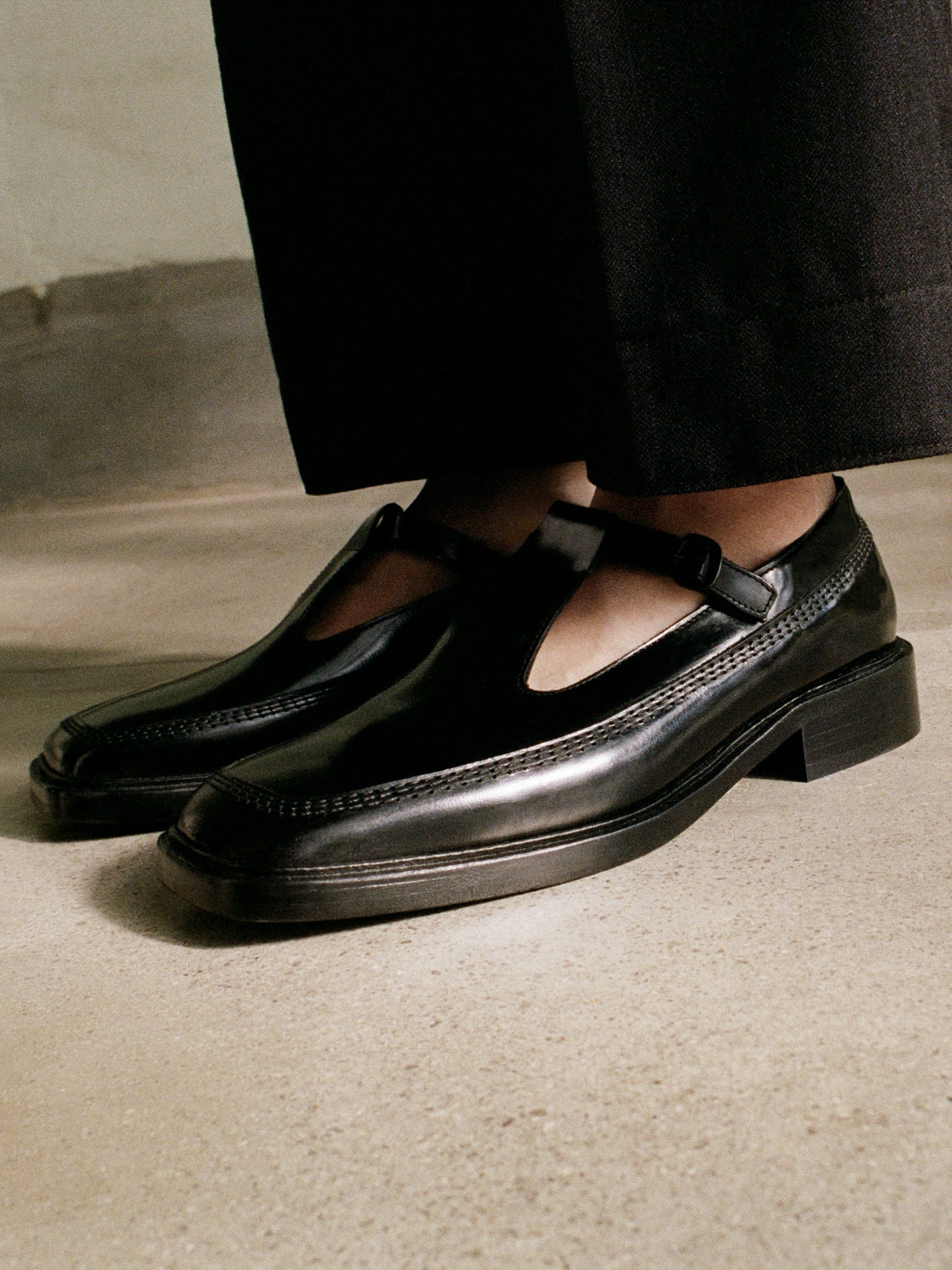 Hereu Discount LLUISA POLISHED - T-bar Loafer - Women