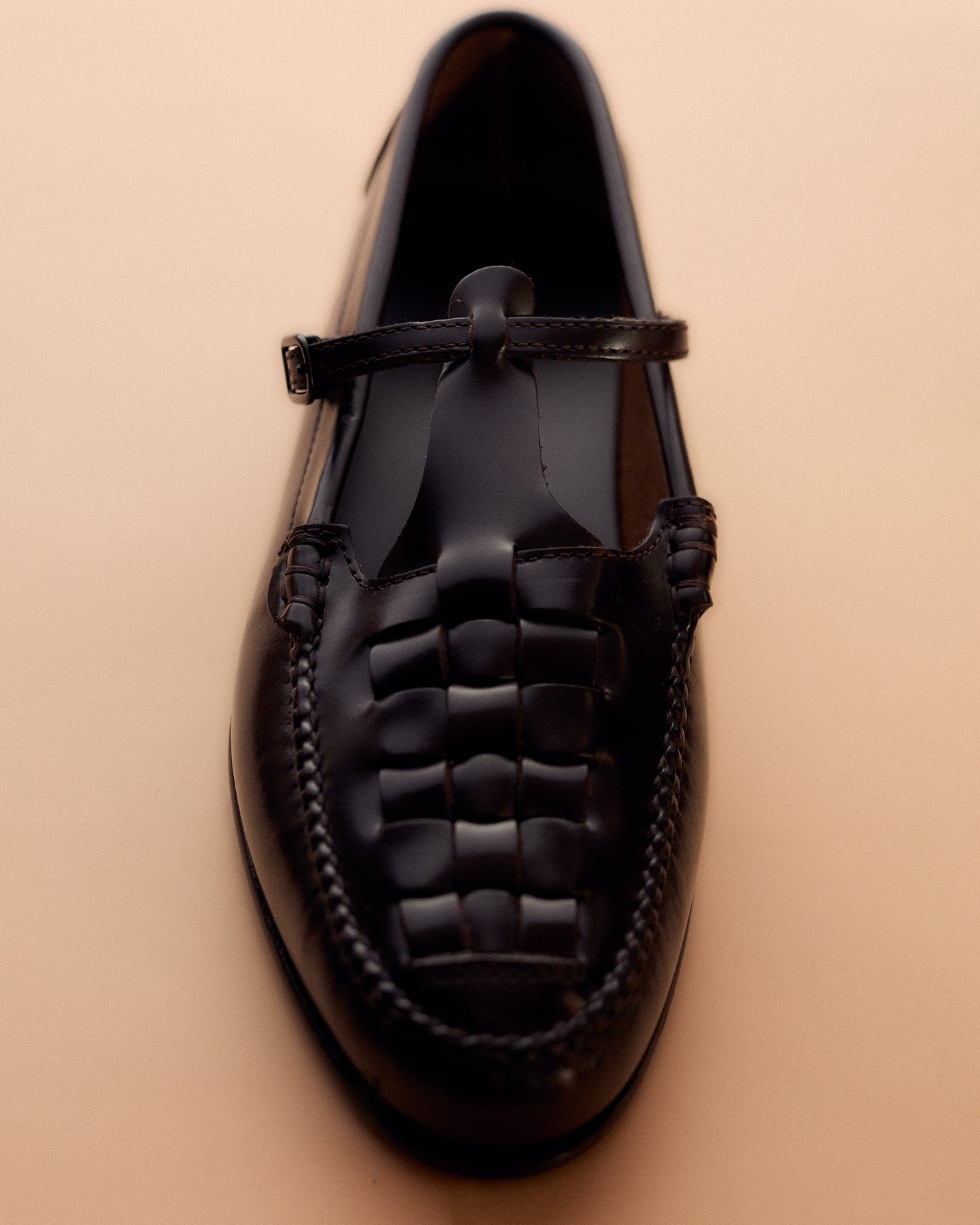 Hereu New MAQUEDA - Interwoven T-Bar Loafer - Women