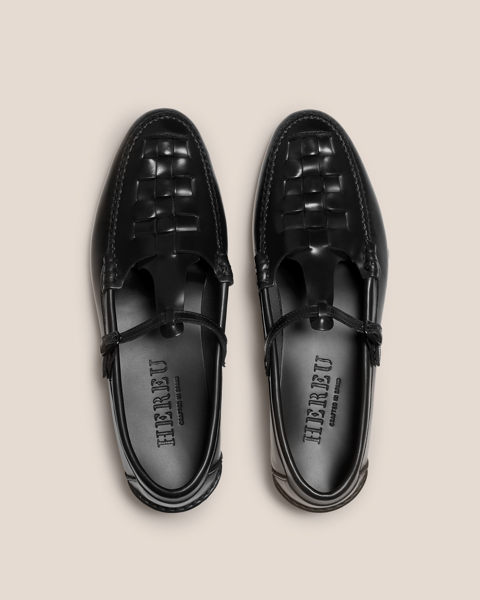 Hereu New MAQUEDA - Interwoven T-Bar Loafer - Women