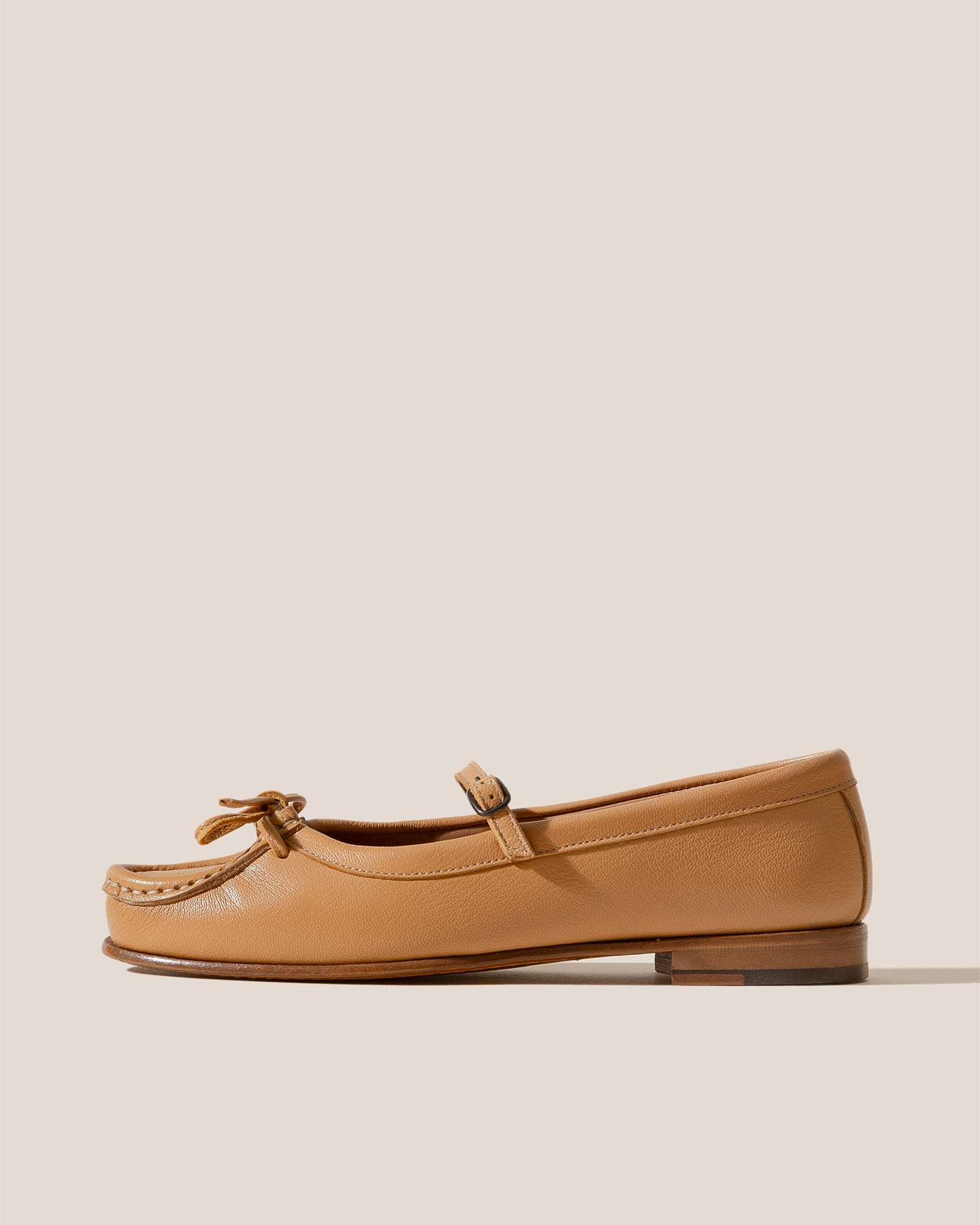 Hereu ROSES SUPPLE SHINY - Bound Moccasin Mary Jane - Women