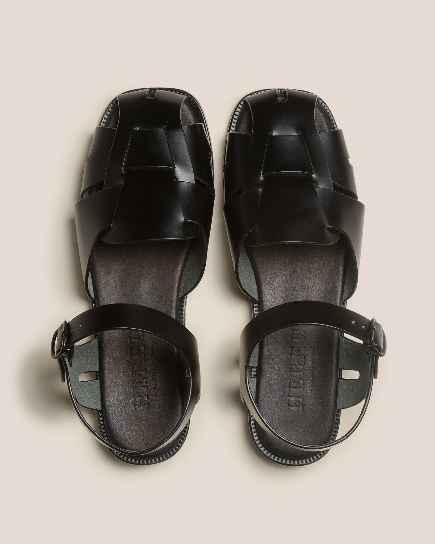 Hereu Discount PEDRA - Squared Closed-Toe Fisherman Sandal - Women