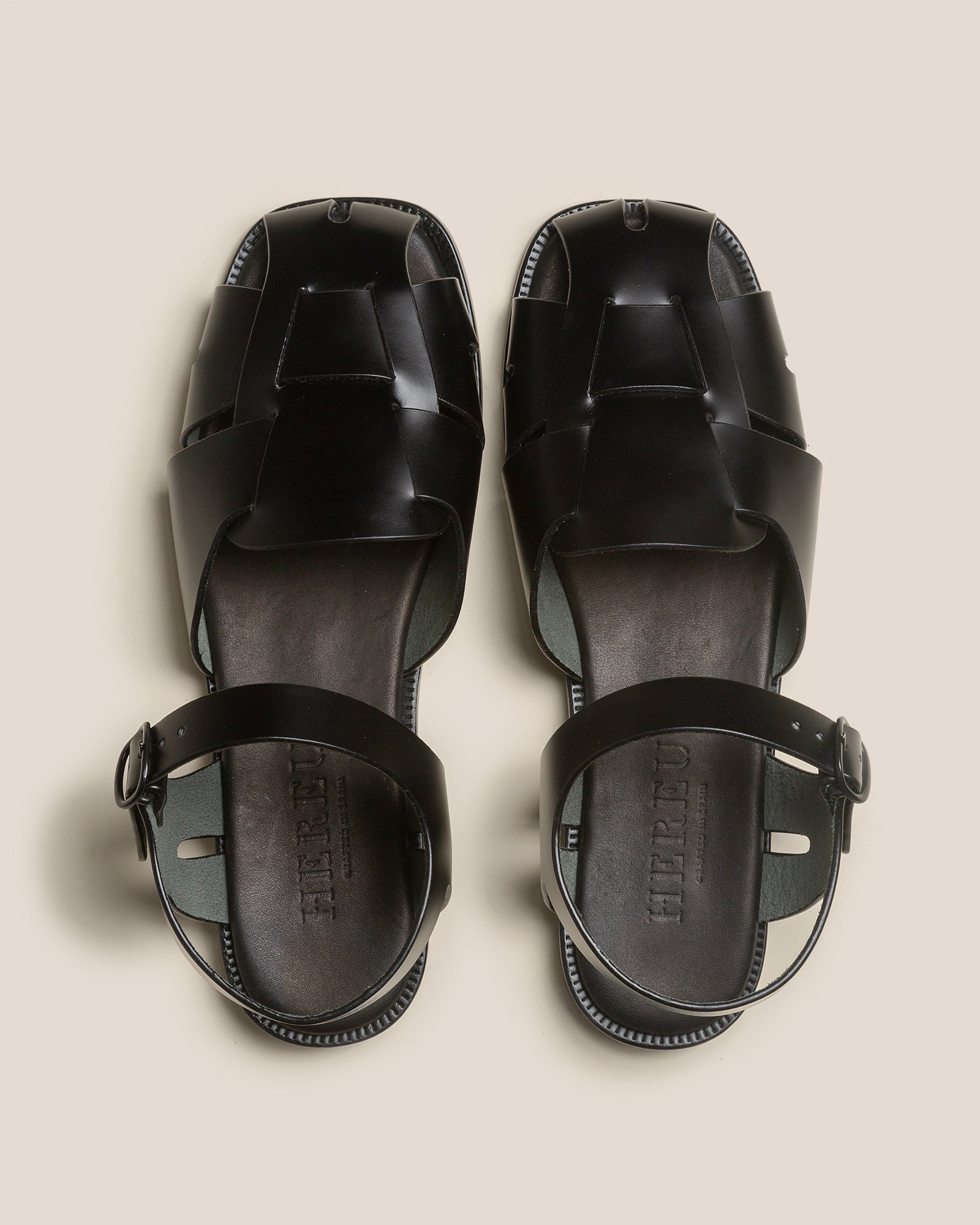 Hereu Discount PEDRA - Squared Closed-Toe Fisherman Sandal - Women