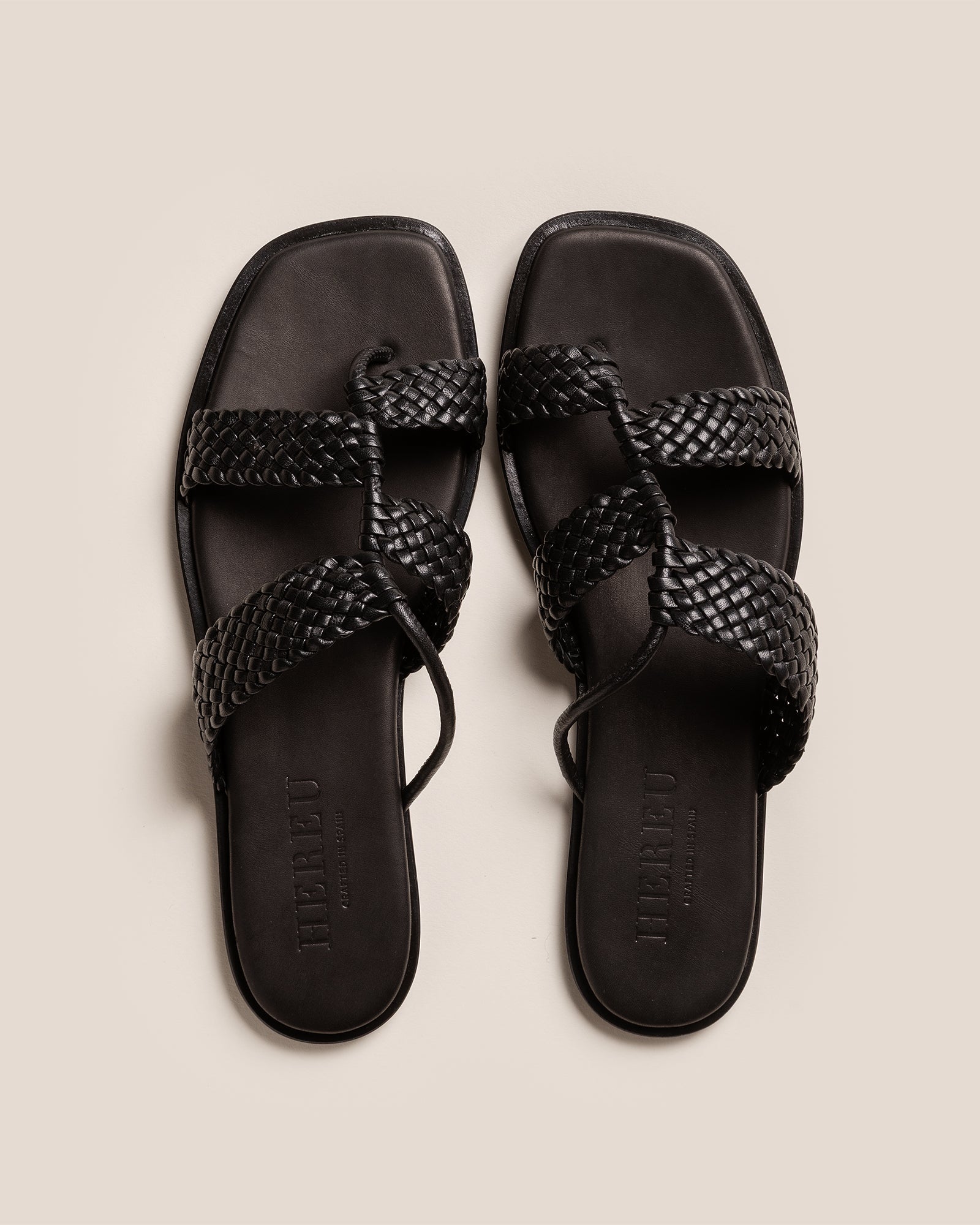 Hereu Sale LINA WOVEN - Strappy Toe-Post Sandal - Women