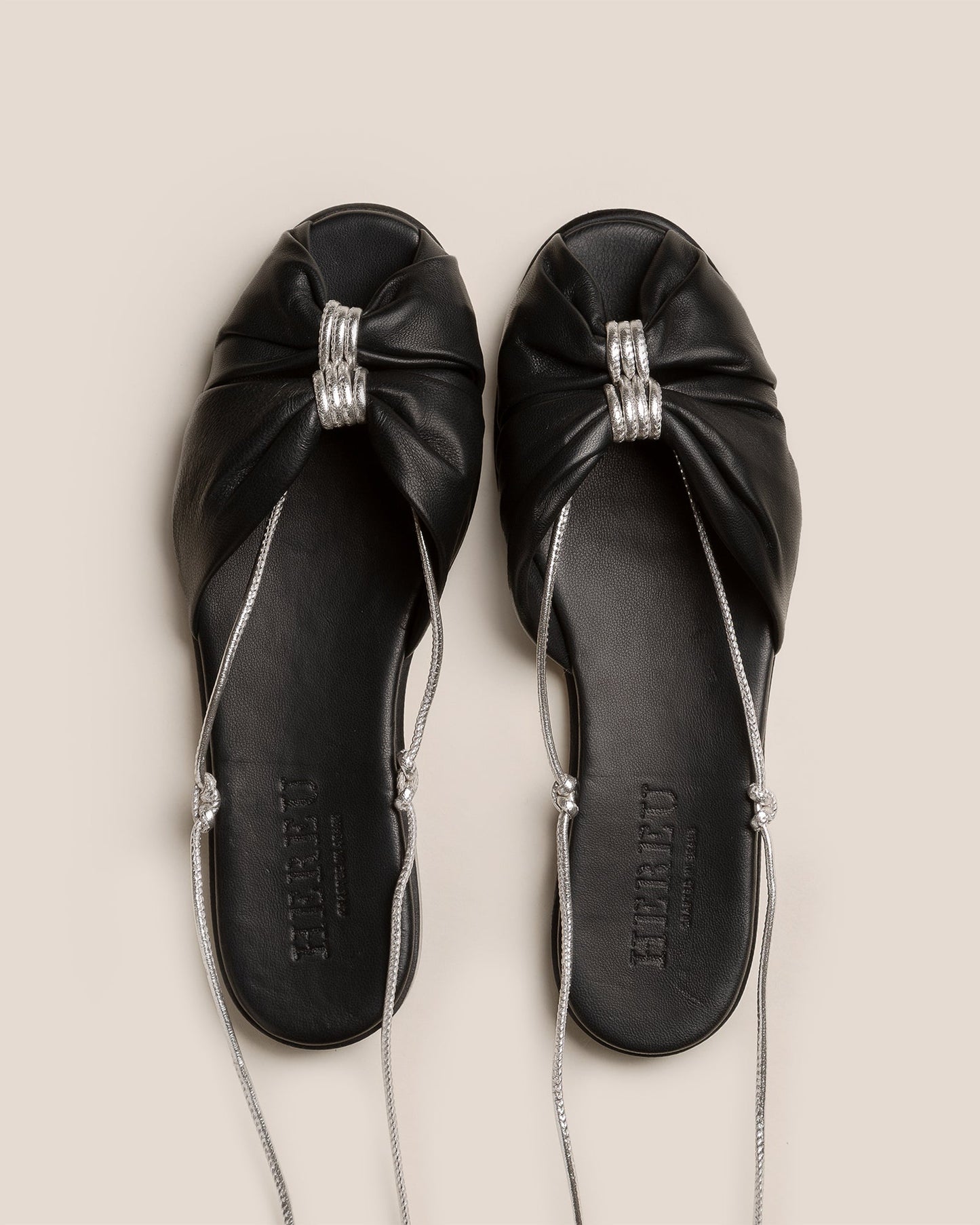 Hereu Outlet NUAT - Ruched Lace-up Sandal - Women