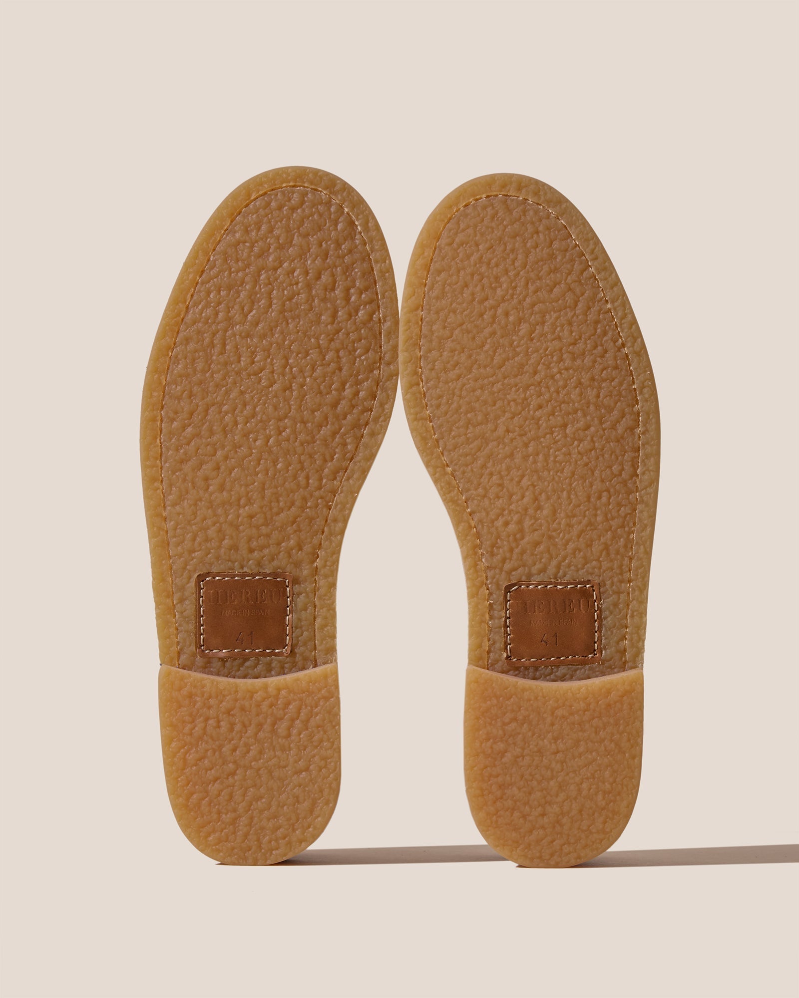 Hereu Hot Sale NOMBELA RUBBER VEG TAN - Interwoven Detail Slip-On Loafer - Men